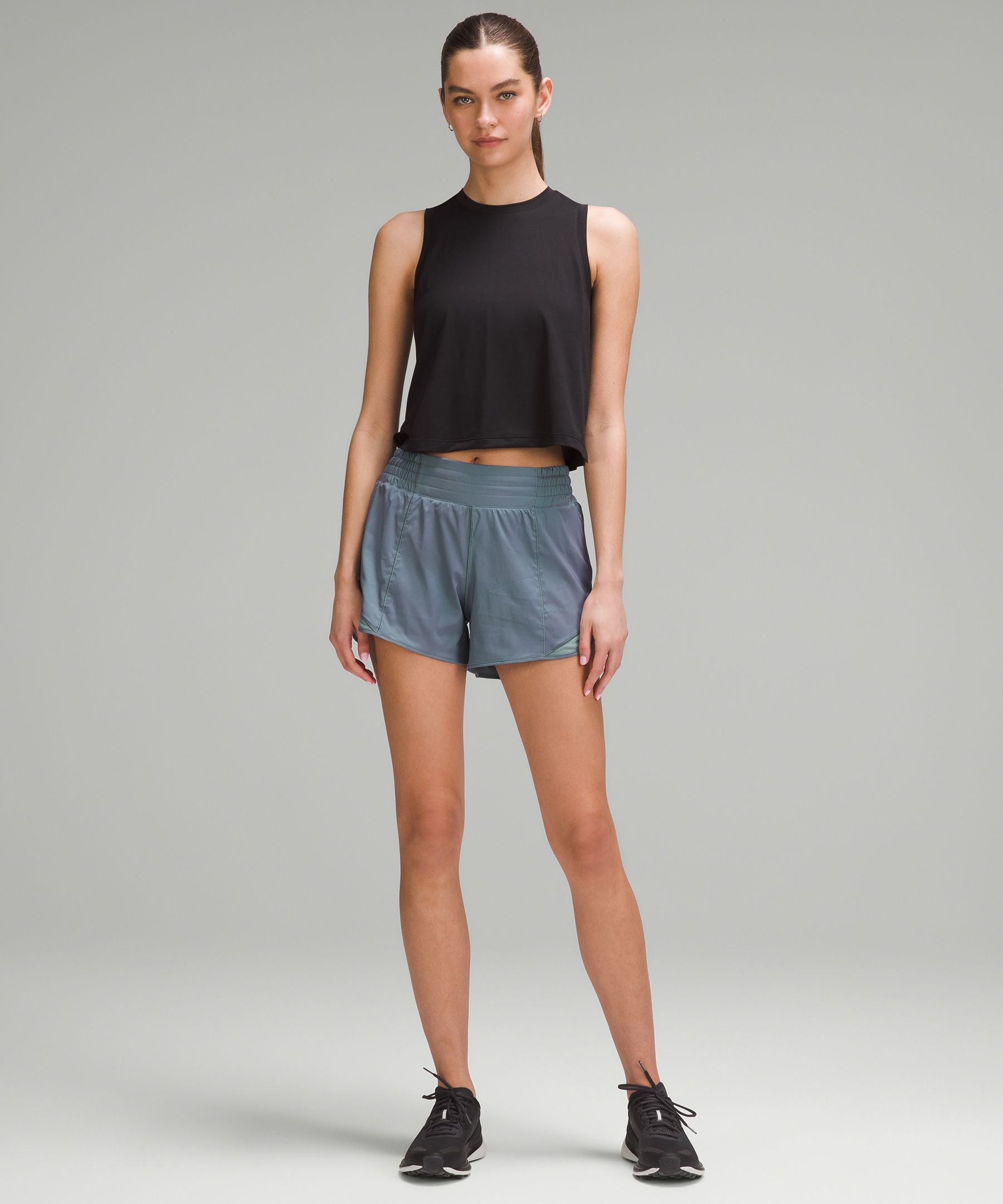 Shop Lululemon Hotty Hot High-rise Lined Shorts 4" Iridescent