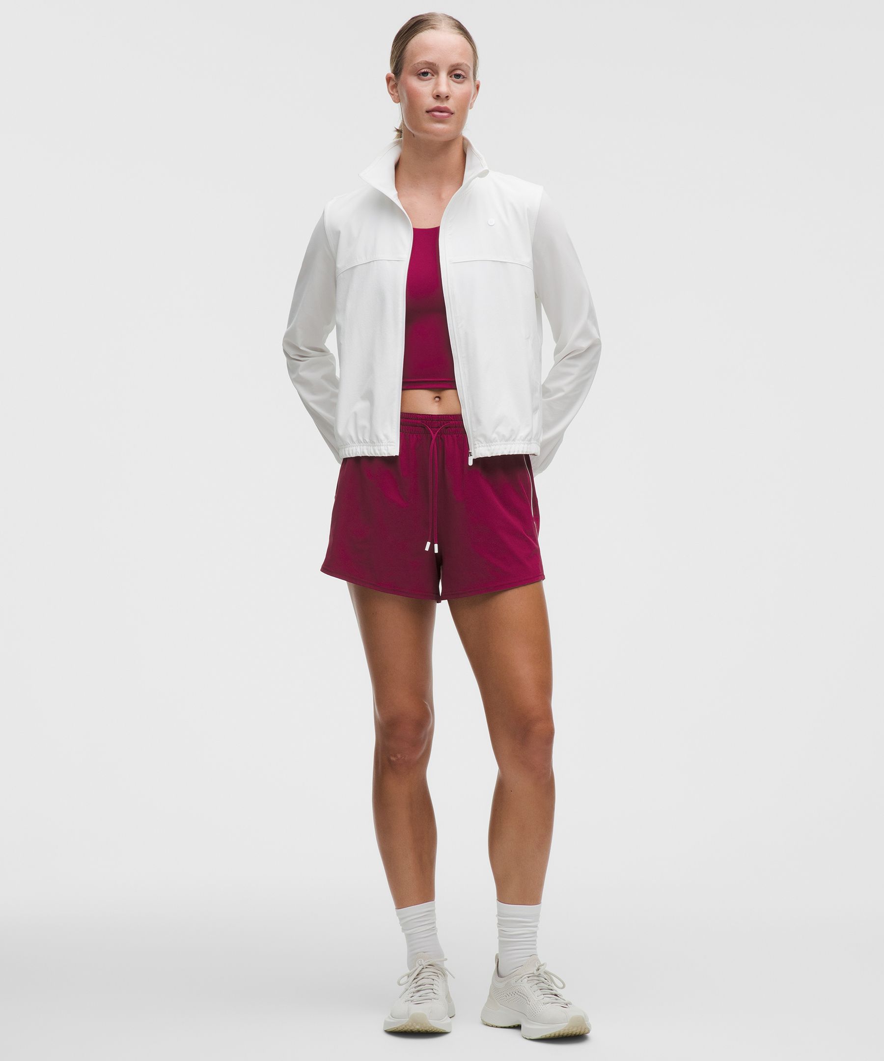 Shorts Court Rival de cintura alta 3&rdquo;