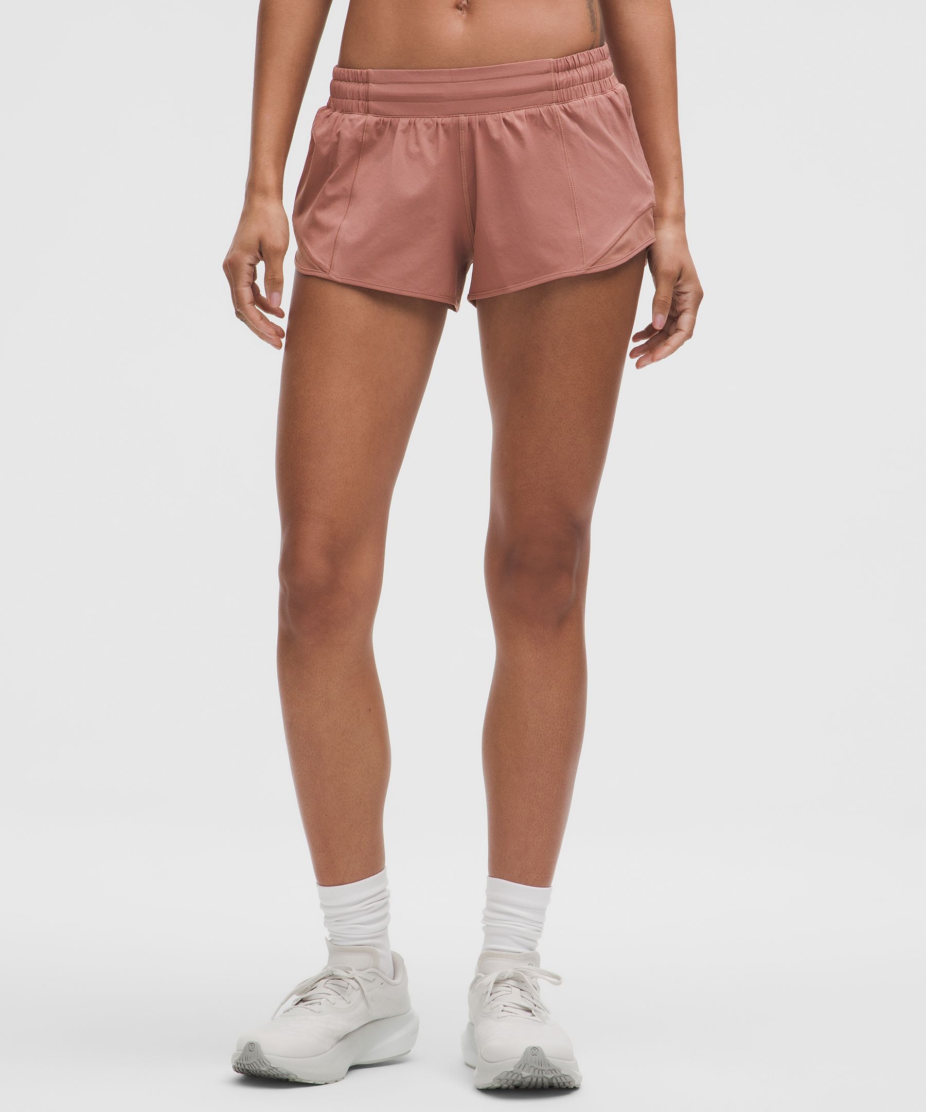 Lululemon Hotty Hot Low-rise Lined Short 2.5" In Pink