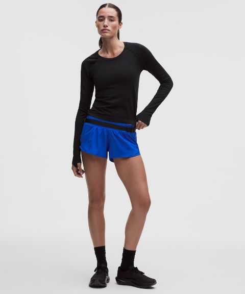 Женские шорты Lululemon Hotty Hot Low-Rise с подкладкой