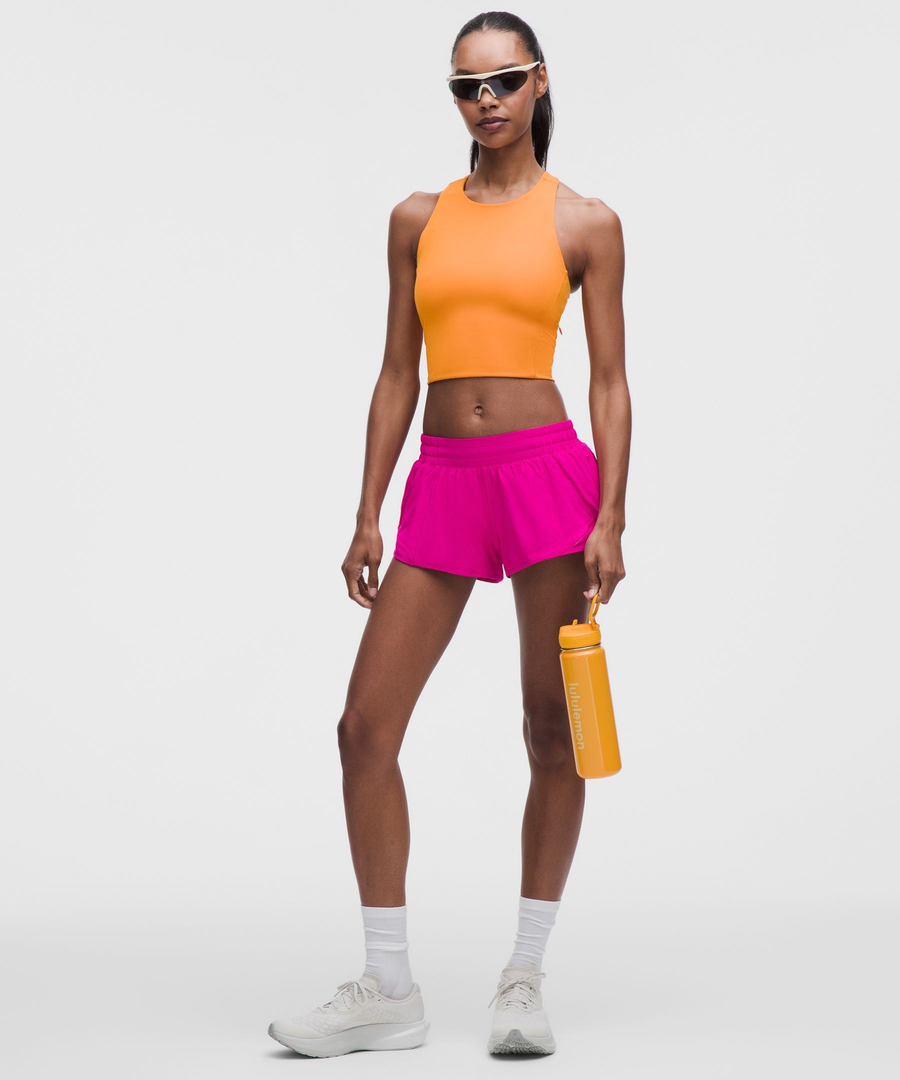 Shorts Hotty Hot de tiro bajo con forro interior 2.5"
