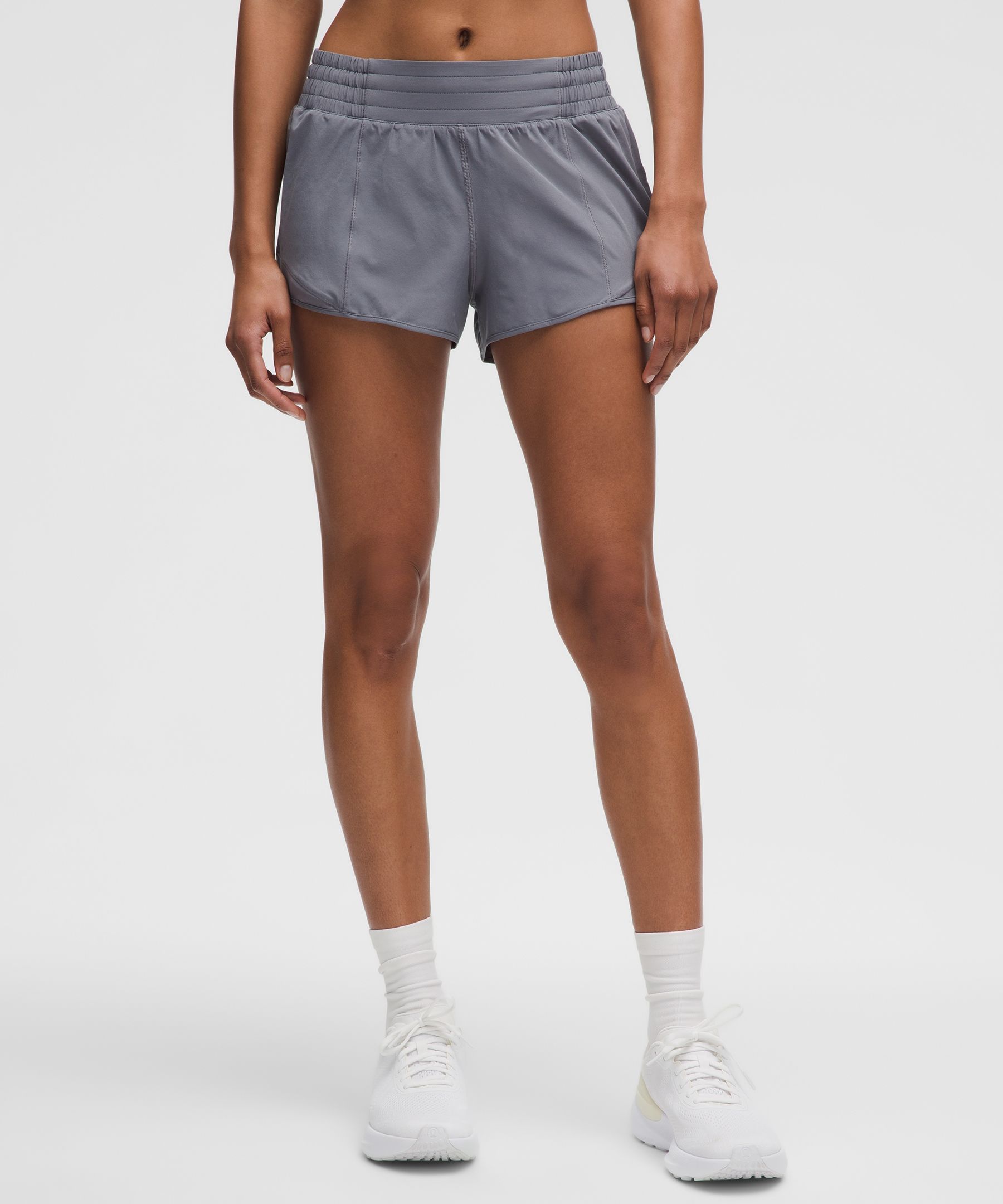 Hotty Hot High-Rise Lined Short 2.5" - Grey