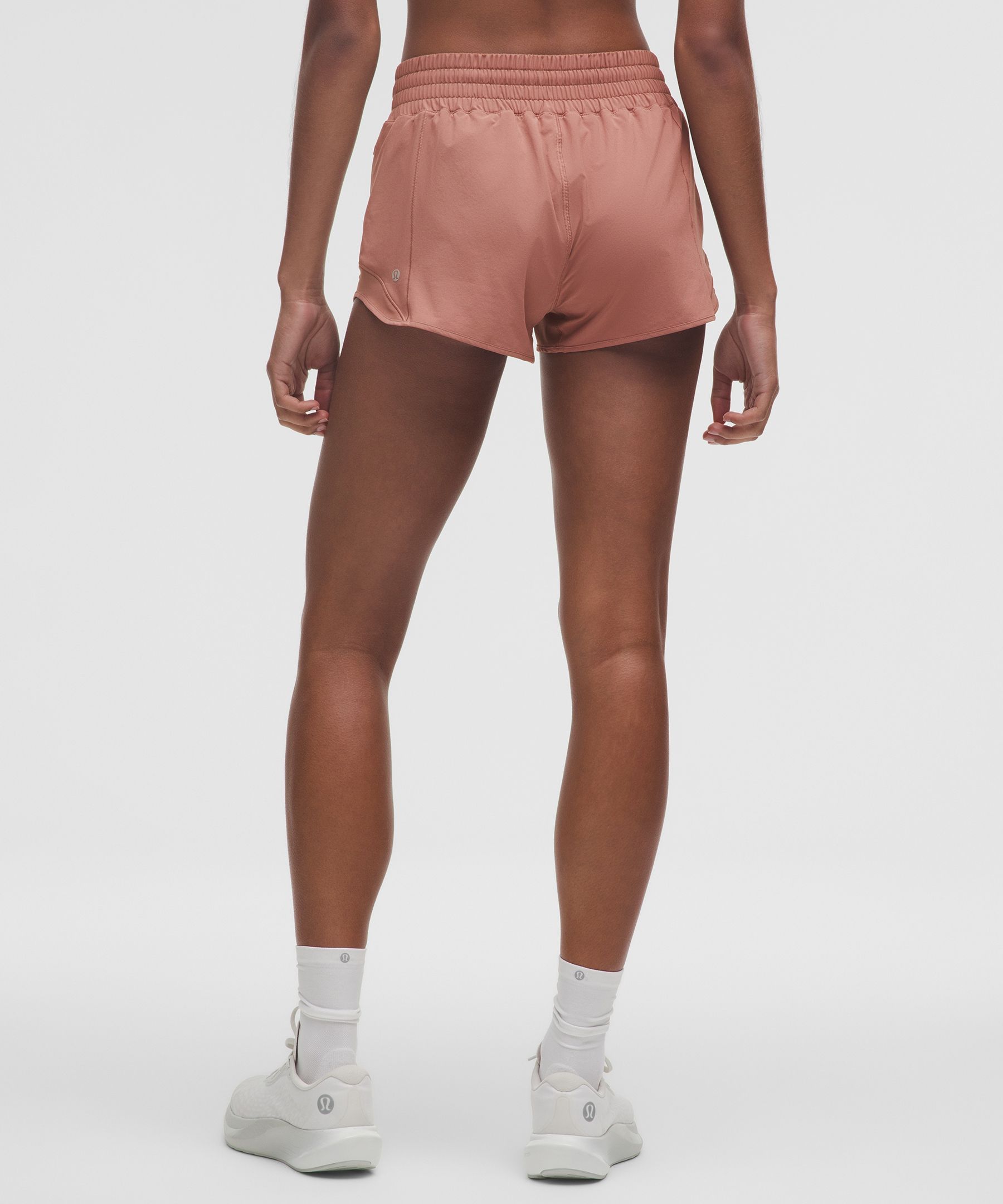 Lululemon Hotty Hot High-rise Lined Short 2.5" In Pink