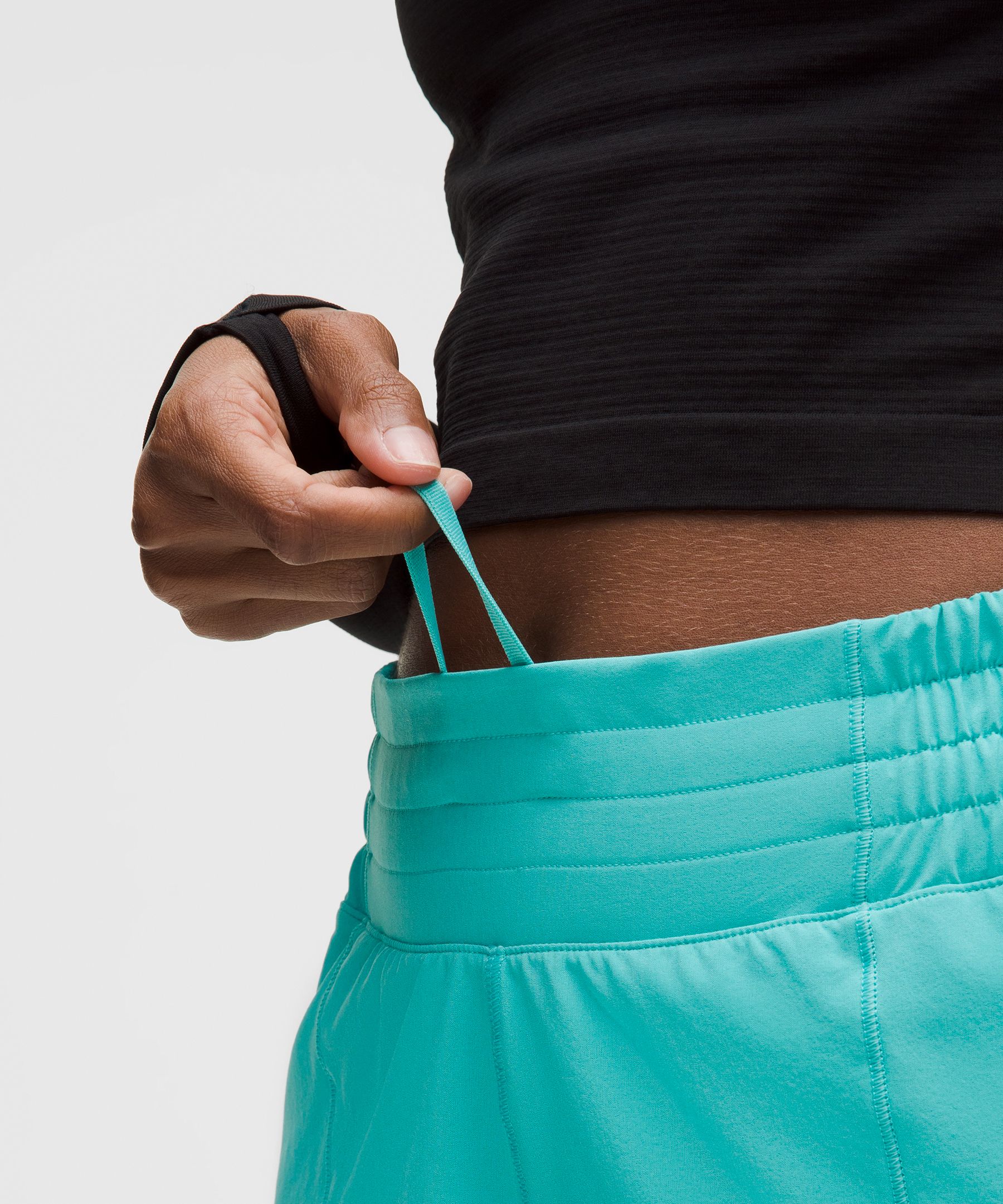 Lululemon Hotty Hot High-rise Lined Short 2.5" In Blue