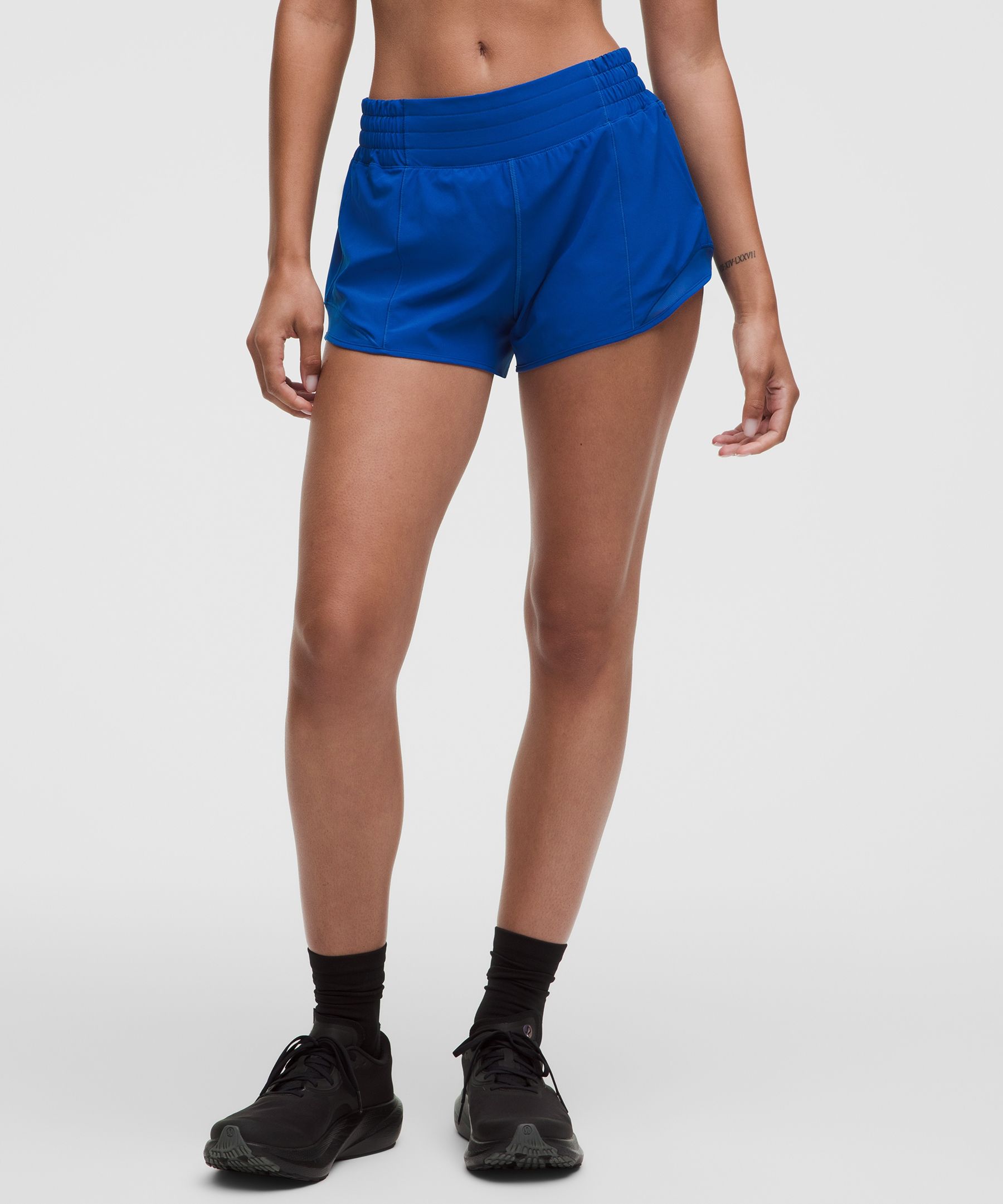 Short doublé taille haute Hotty Hot 6 cm
