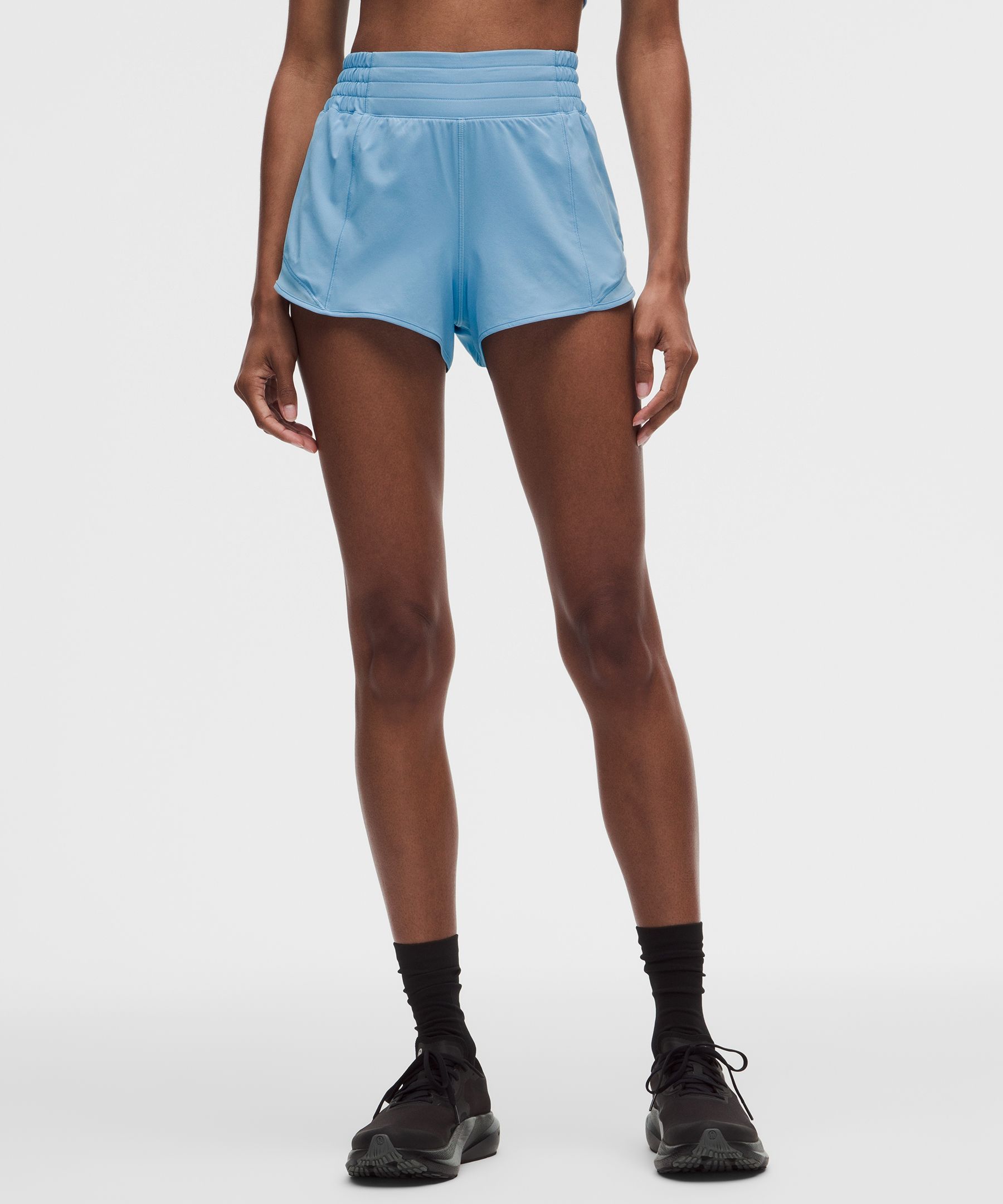 Pantalones cortos Hotty Hot de talle alto, 6 cm