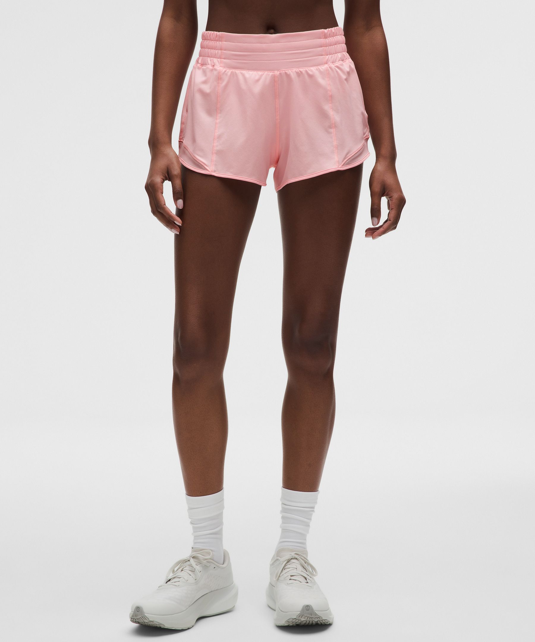 Lululemon Hotty Hot High-rise Lined Short 2.5" In Pink