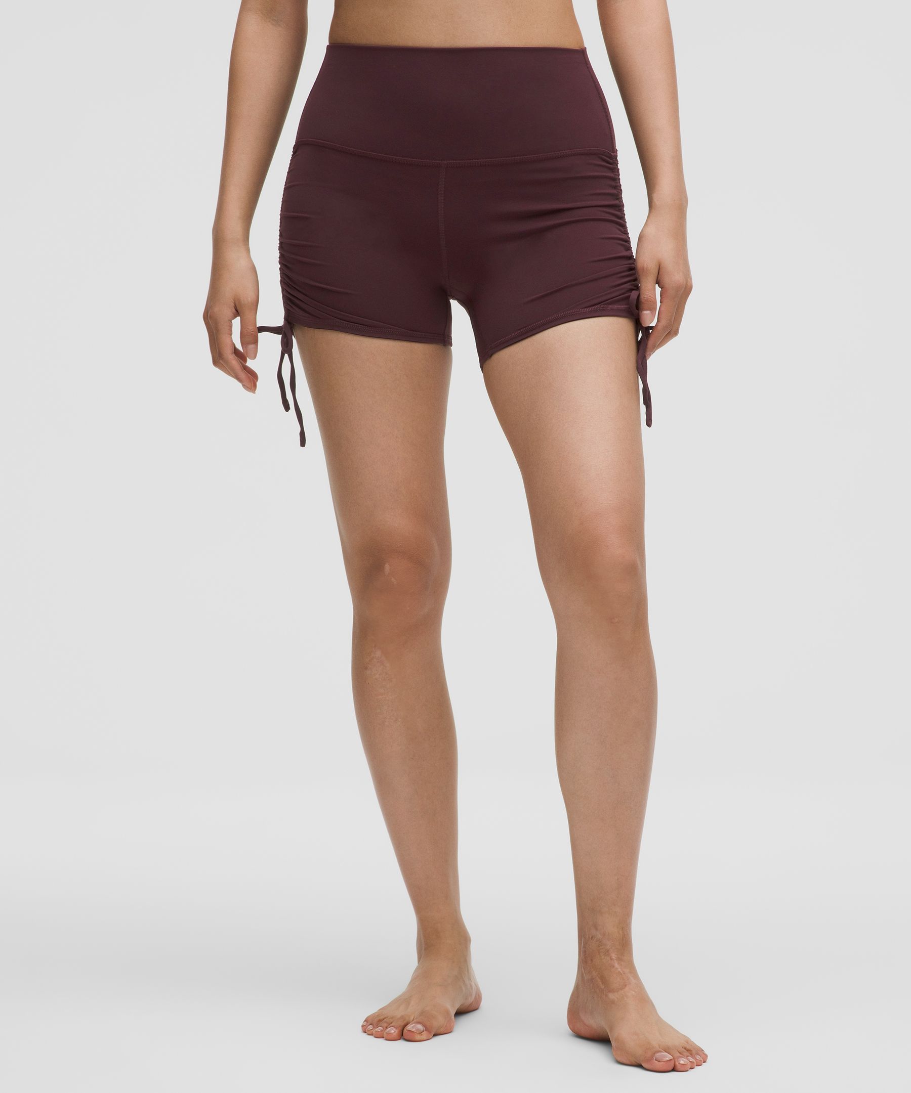 lululemon – Mallas Cortas Align con Fruncido para Mujer – 10 cm – Nulu – Talla 8