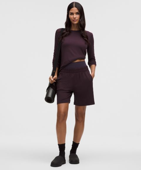 Lululemon BeCalm Mid-Rise Bermuda Short