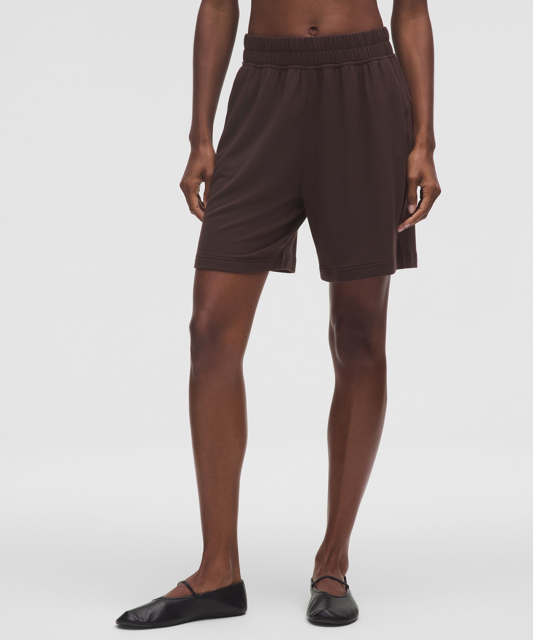 Lululemon Becalm Mid-rise Bermuda Short