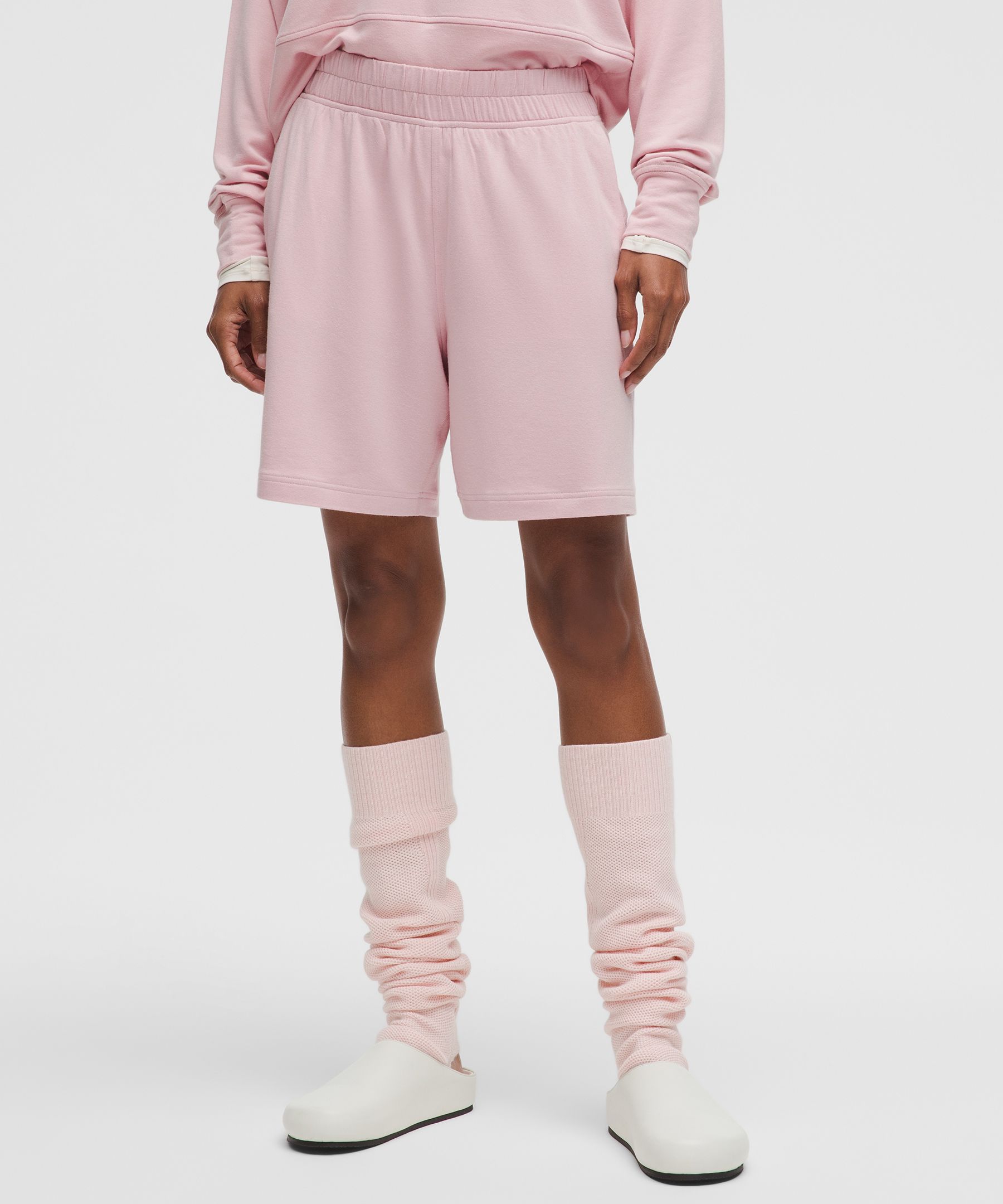 BeCalm Mid-Rise Bermuda Short - Pink