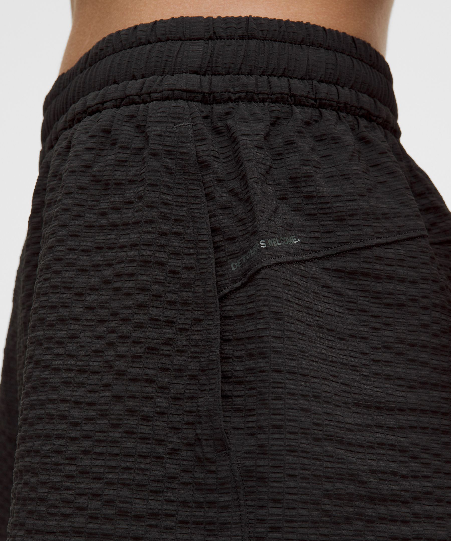 Lululemon Grid-texture Relaxed High-rise Hiking Shorts 4"