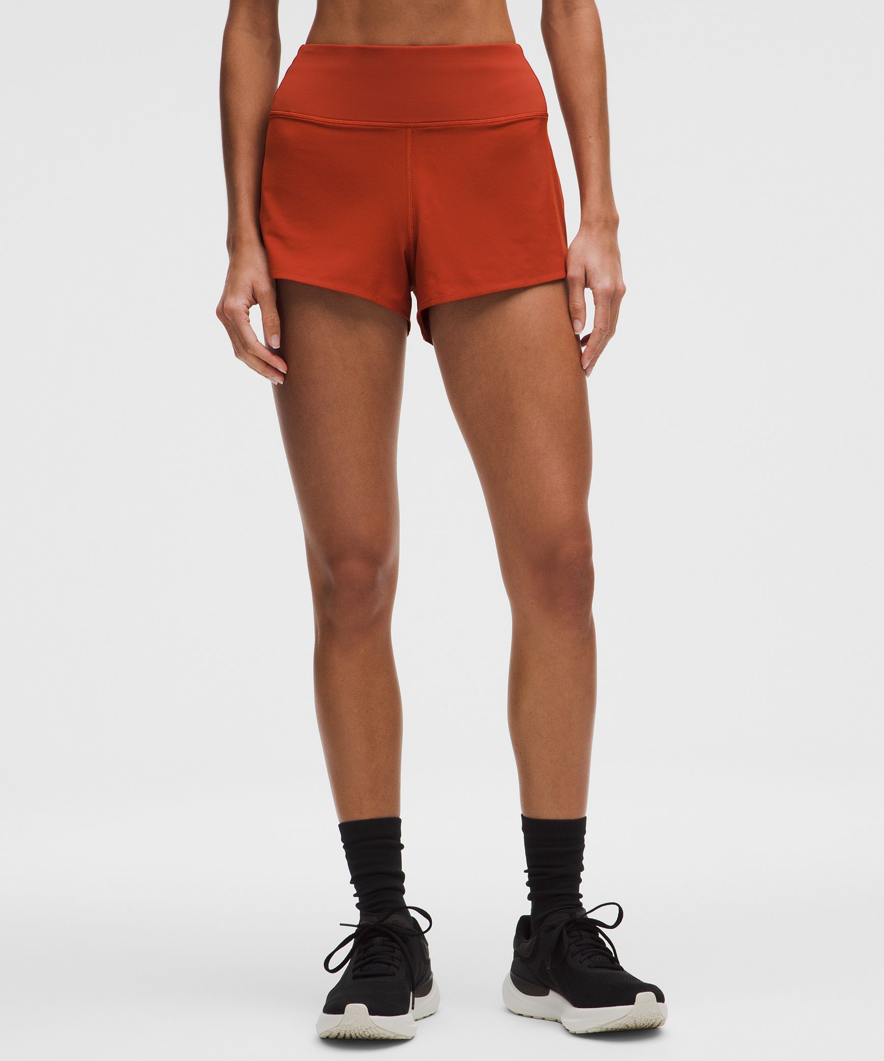 Lululemon Speed Up High-rise Short 2.5" In Red