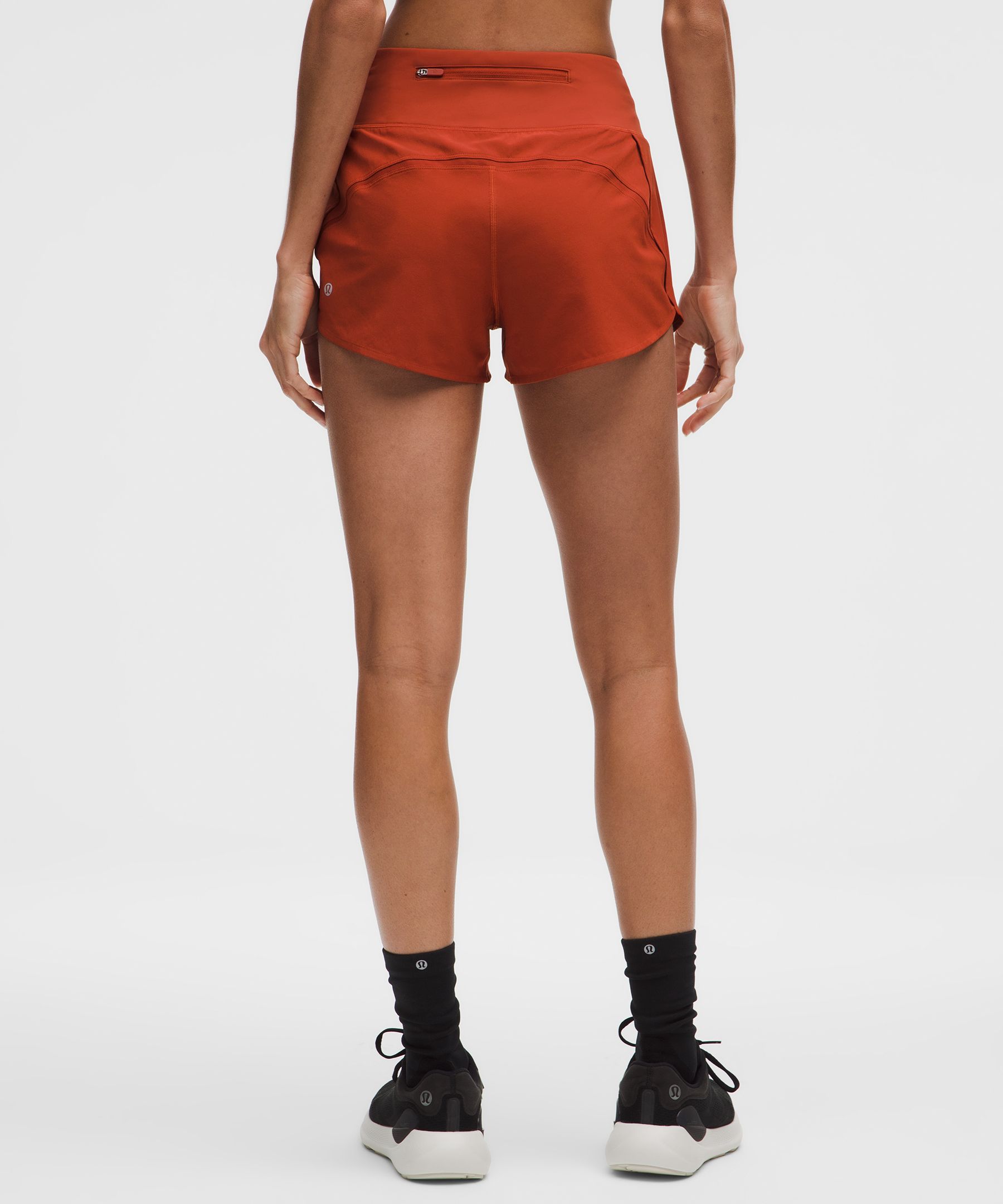 Lululemon Speed Up High-rise Short 2.5" In Red