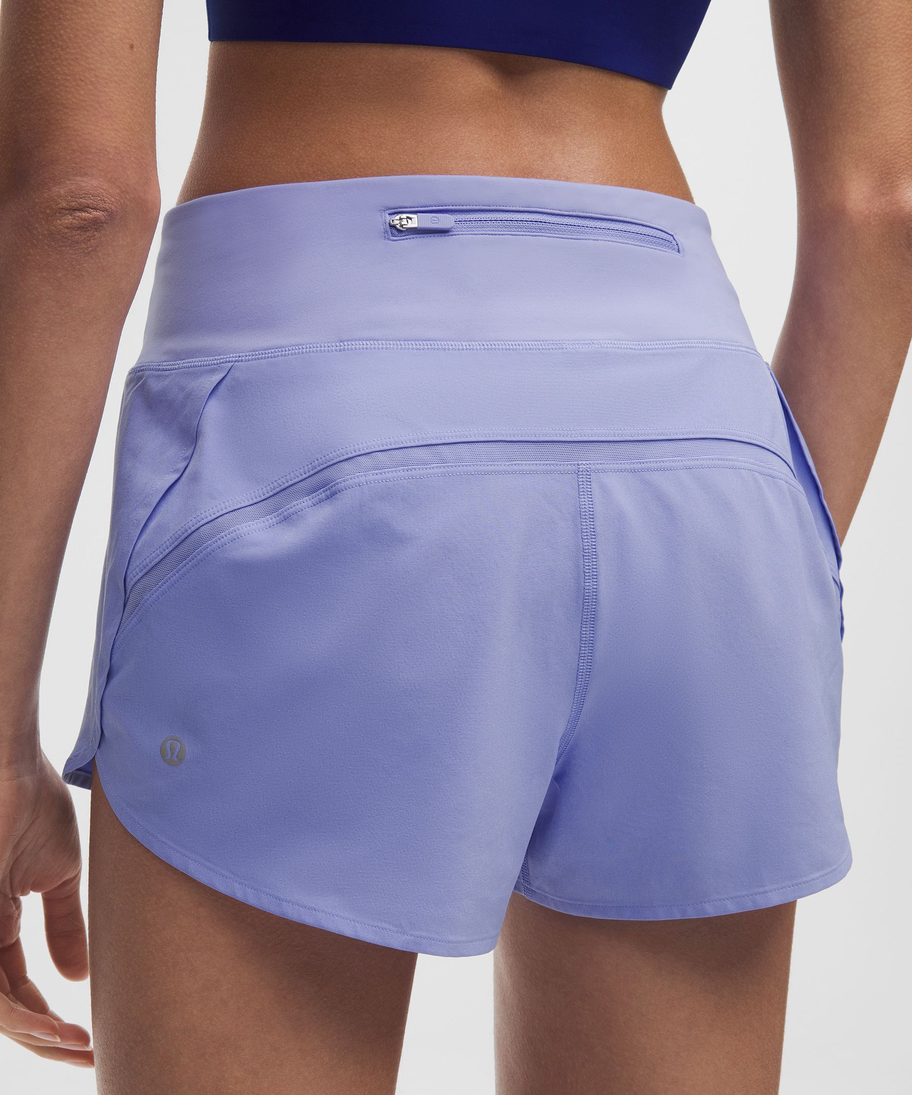 Lululemon Speed Up High-rise Short 2.5" In Blue