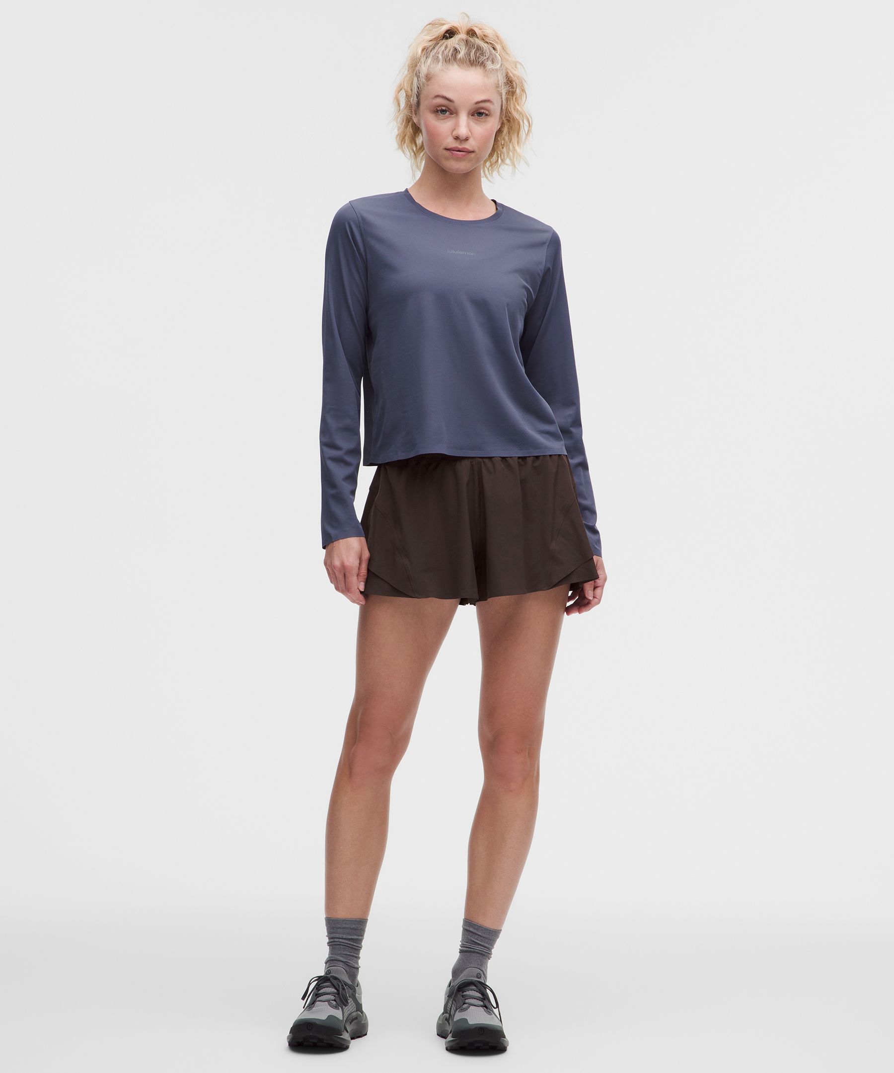 Short de course taille haute Shake It Out 6 cm