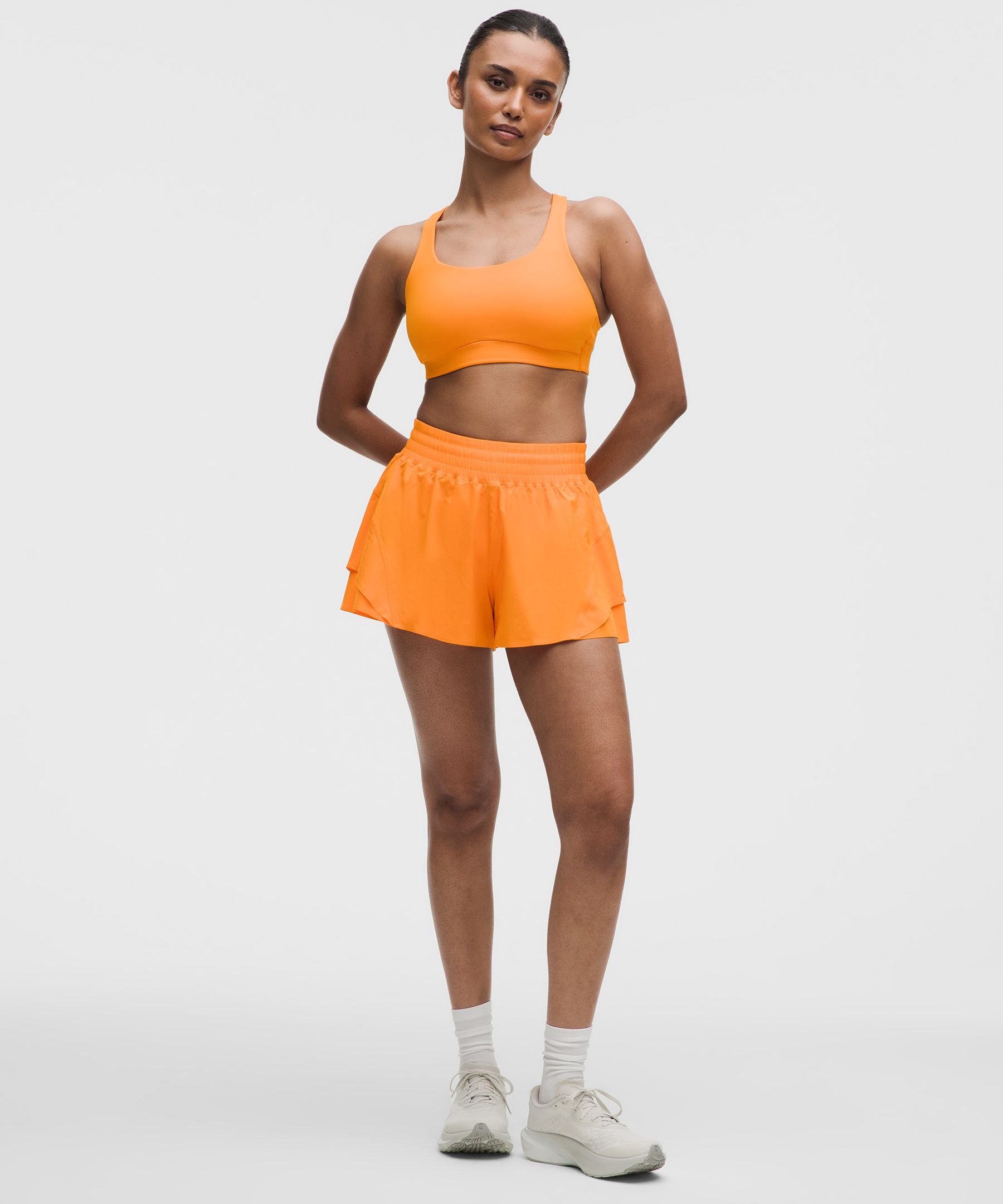 Short de running Shake It Out taille haute 6&nbsp;cm