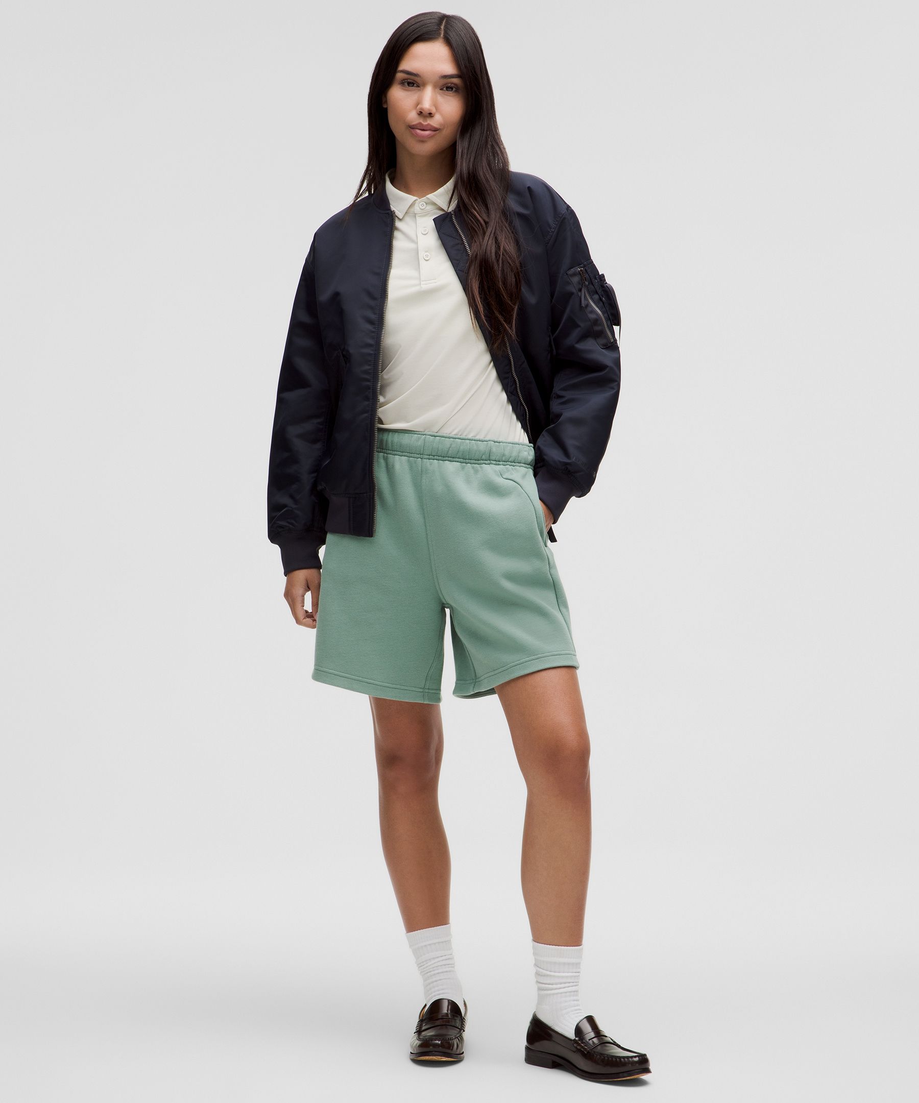 Scuba Mid-Rise Oversized Short 7"