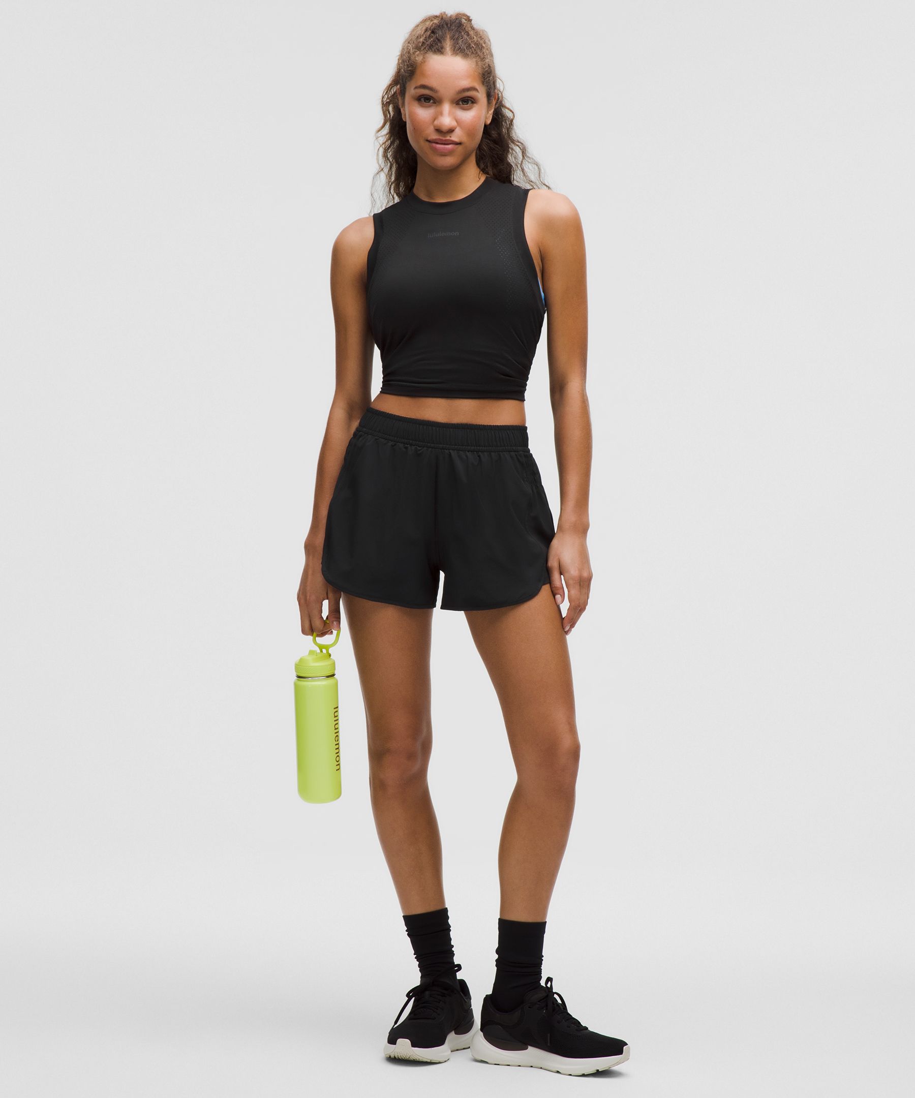 Lululemon ネイビー フリルデザイン ヨガウェア Blue Yoga Clothing | lululemon