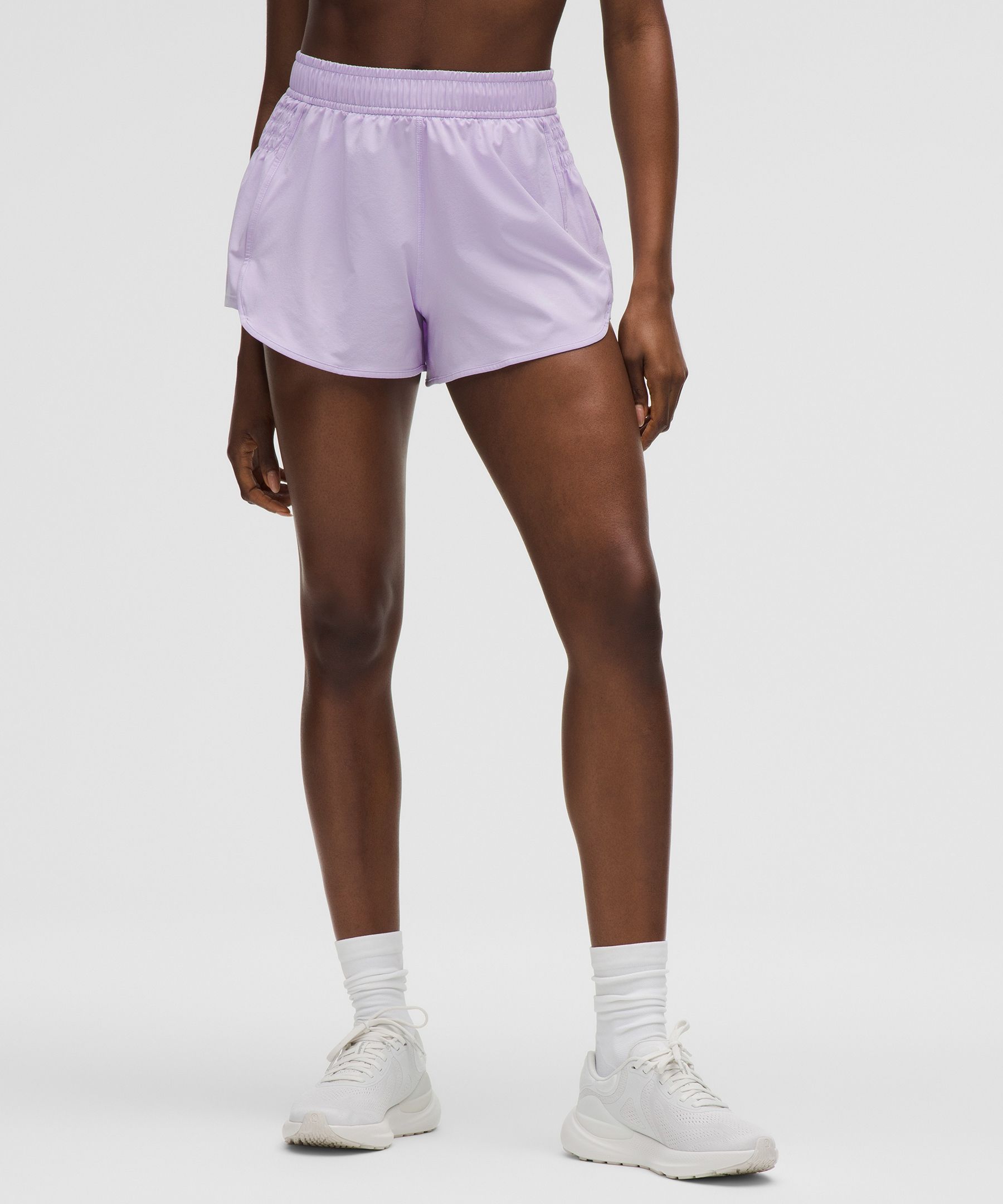 Lululemon Ruched-side High-rise Shorts 3"