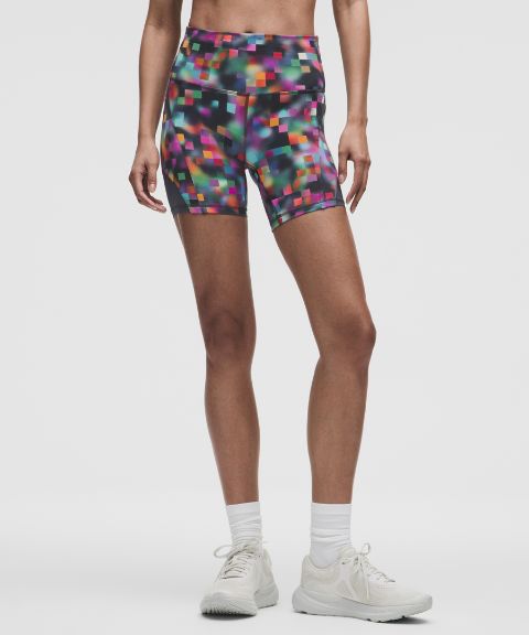 Lululemon Wunder Train Mesh Panel High-Rise Short 6" *Pride