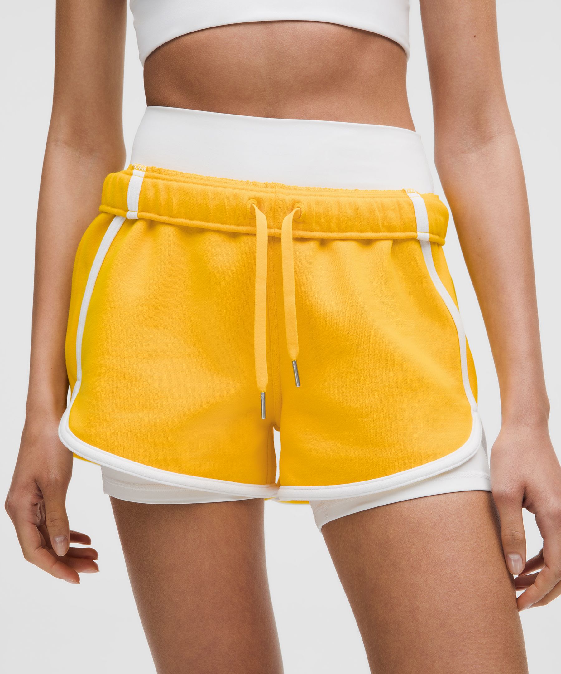 Scuba Mid-Rise Oversized Short 3"