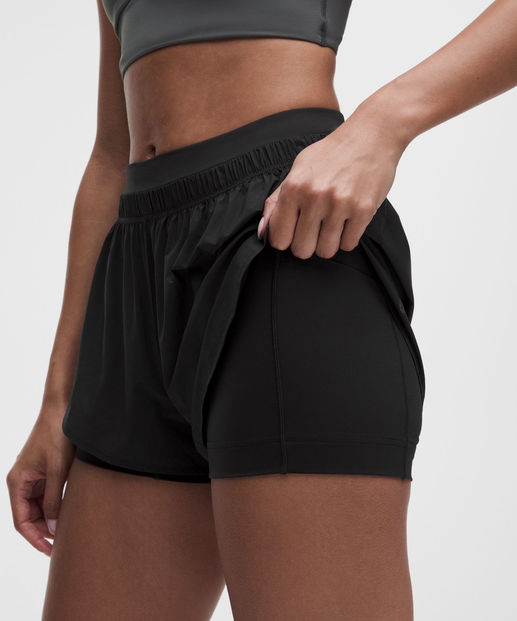 Translucent 2-in-1 High-Rise Short 3"