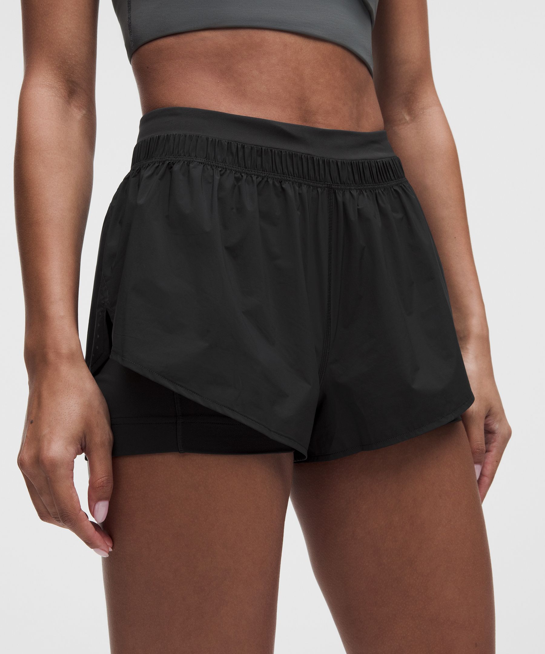 Translucent 2-in-1 High-Rise Short 3"