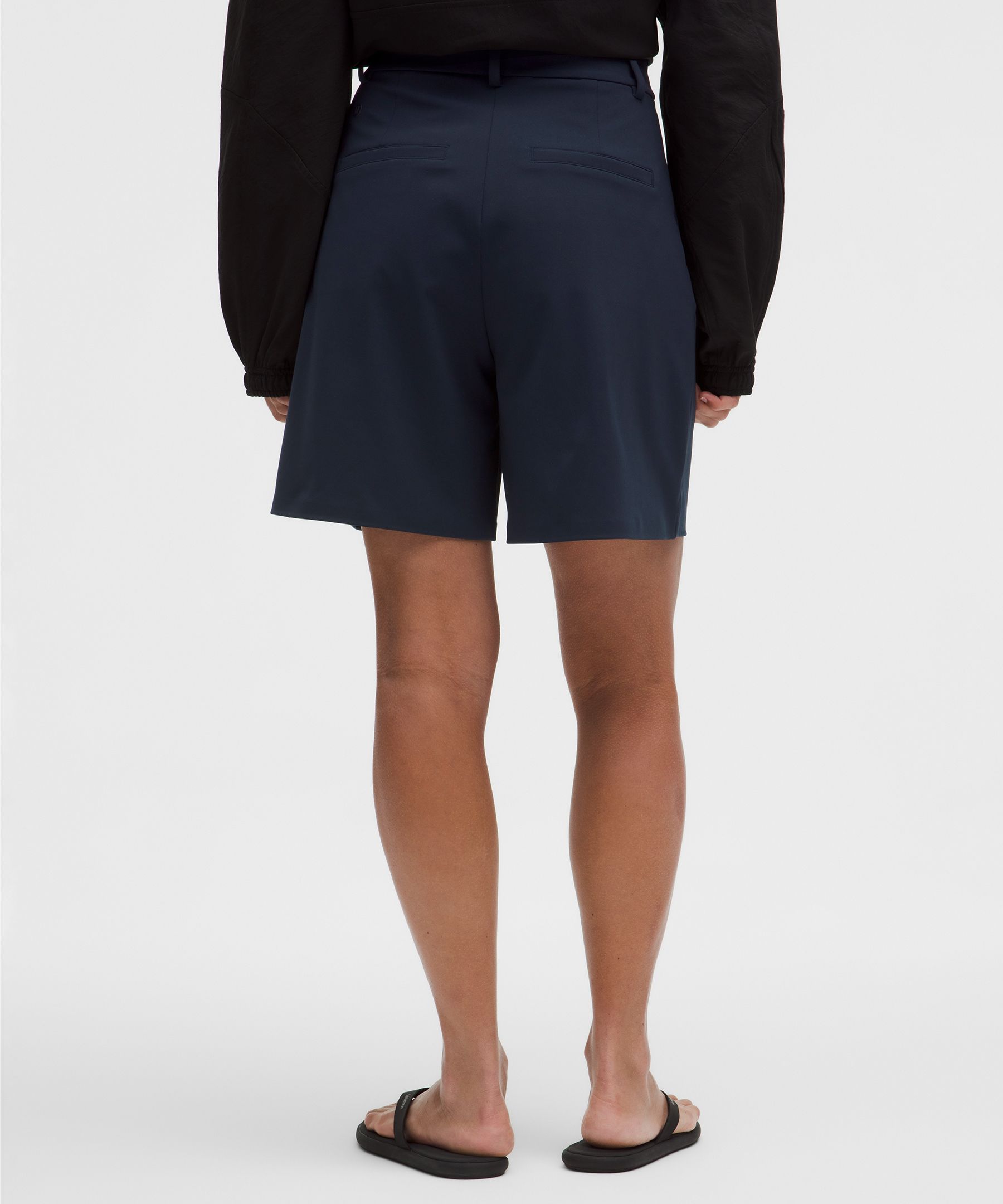 Short Daydrift &agrave; pinces taille haute 18&nbsp;cm