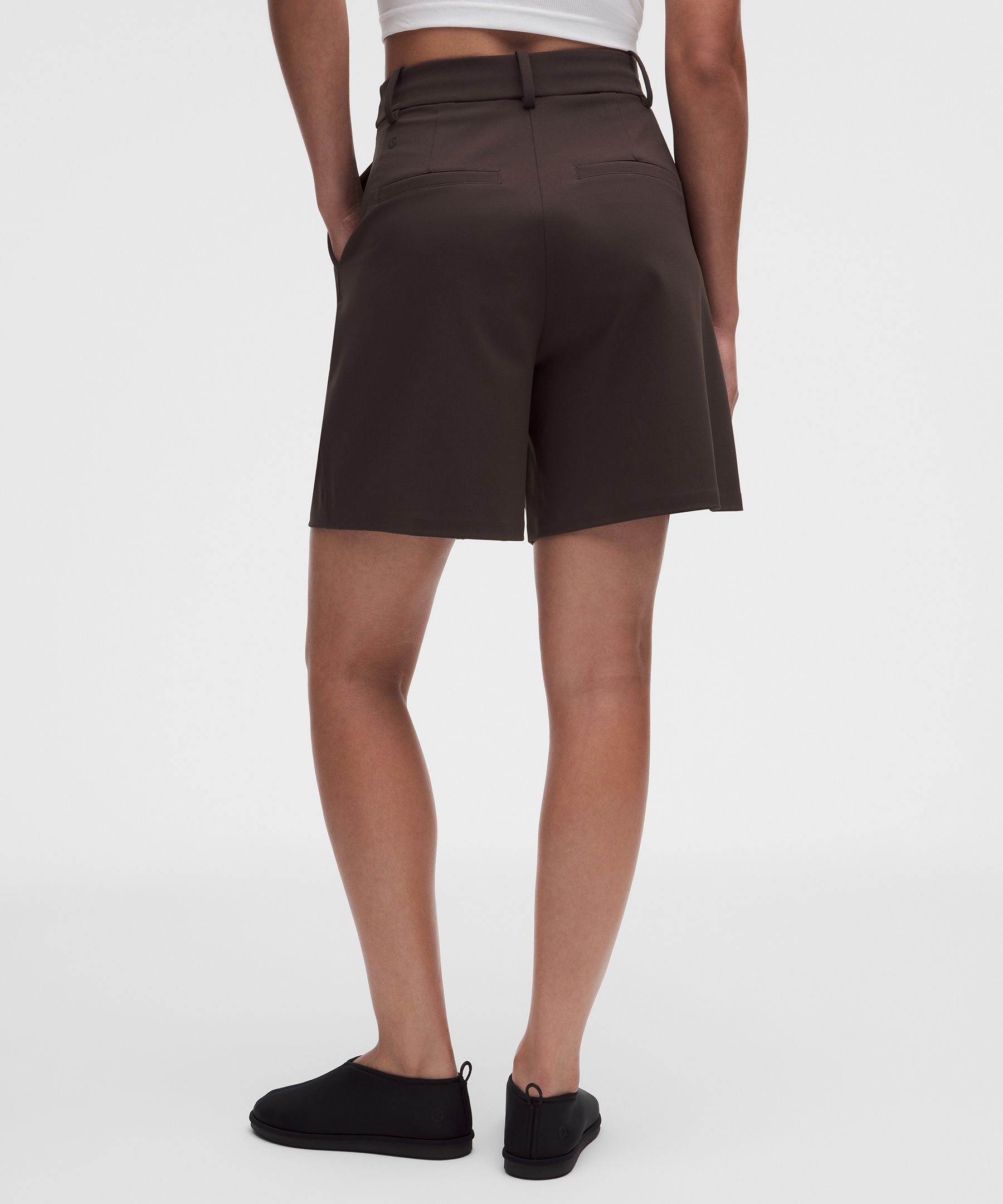 Daydrift Pleated High-Rise Short 7"