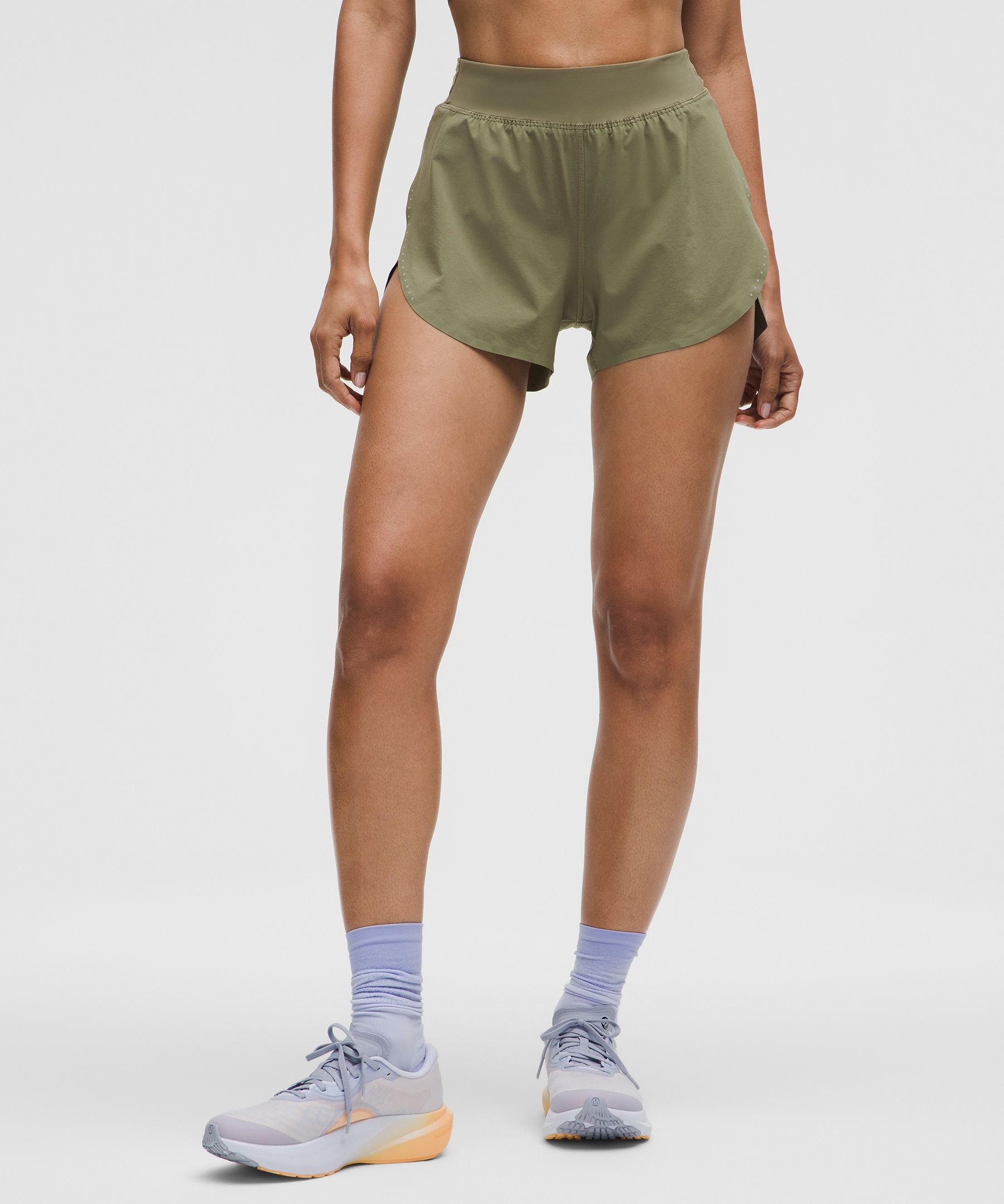 Lululemon Fast And Free High-rise Classic-fit Split Short 3"