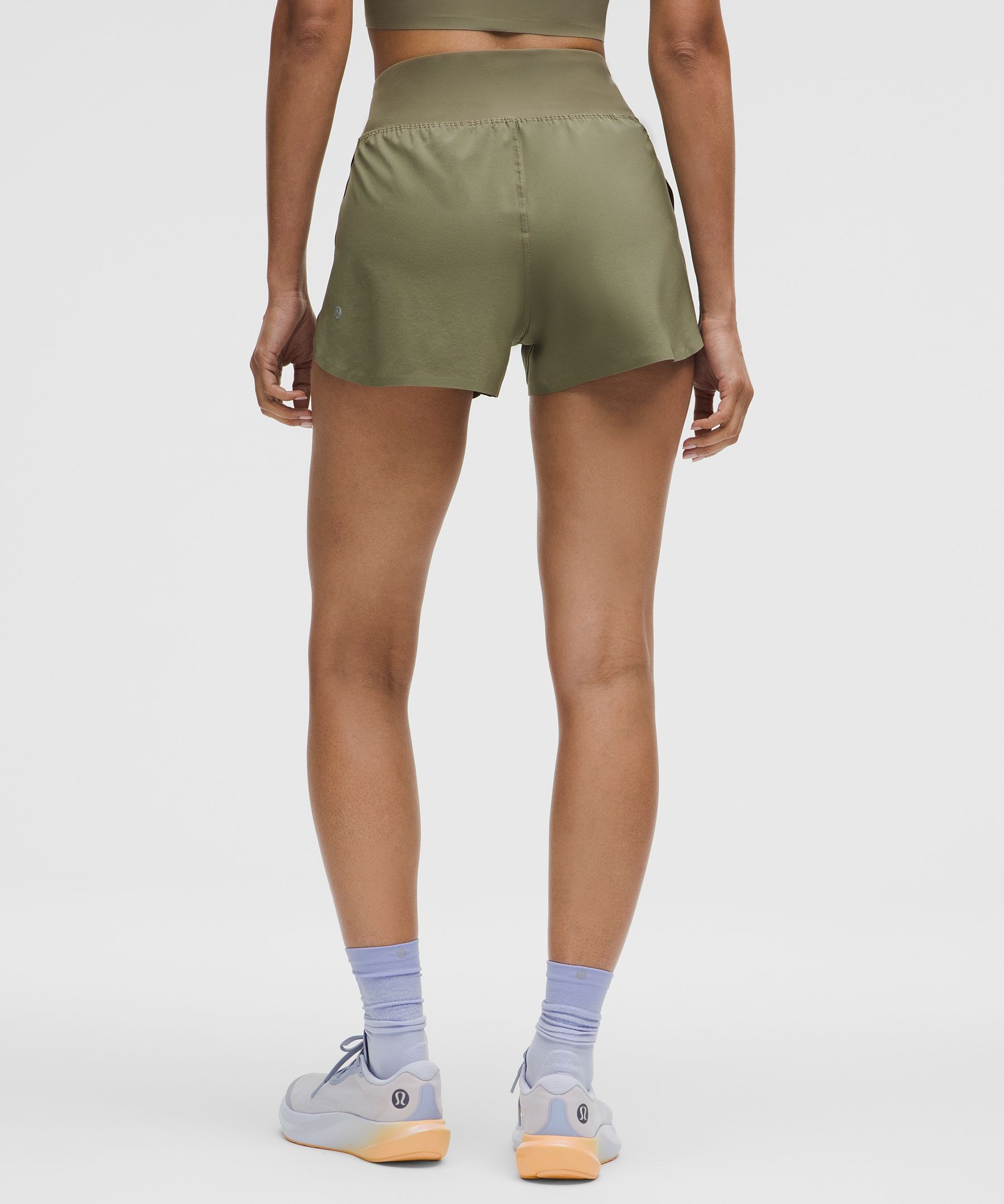 Lululemon Fast And Free High-rise Classic-fit Split Short 3"