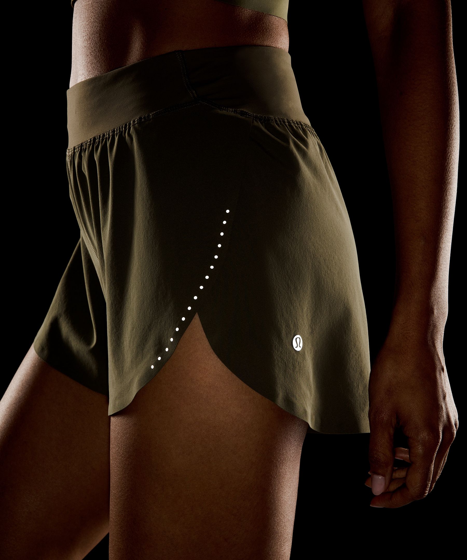 Lululemon Fast And Free High-rise Classic-fit Split Short 3"
