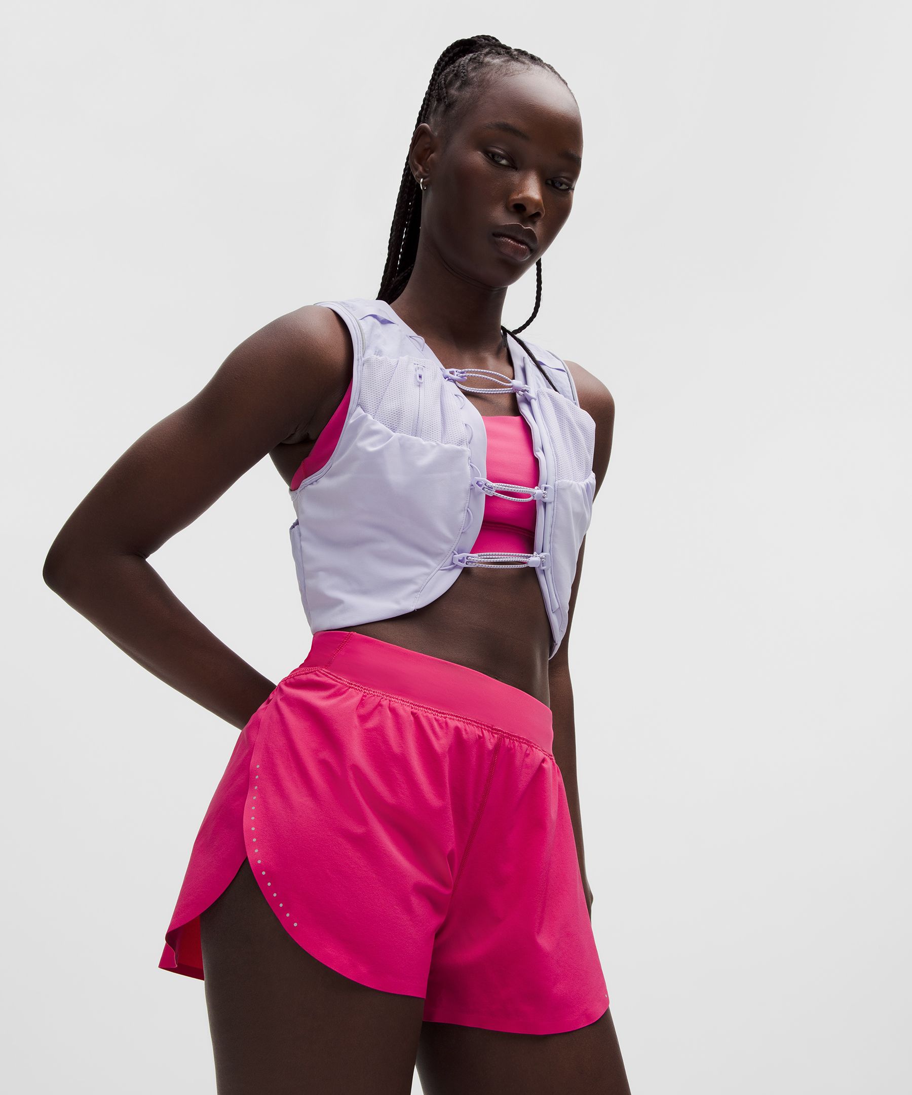 Lululemon Fast And Free High-rise Classic-fit Split Shorts 3"
