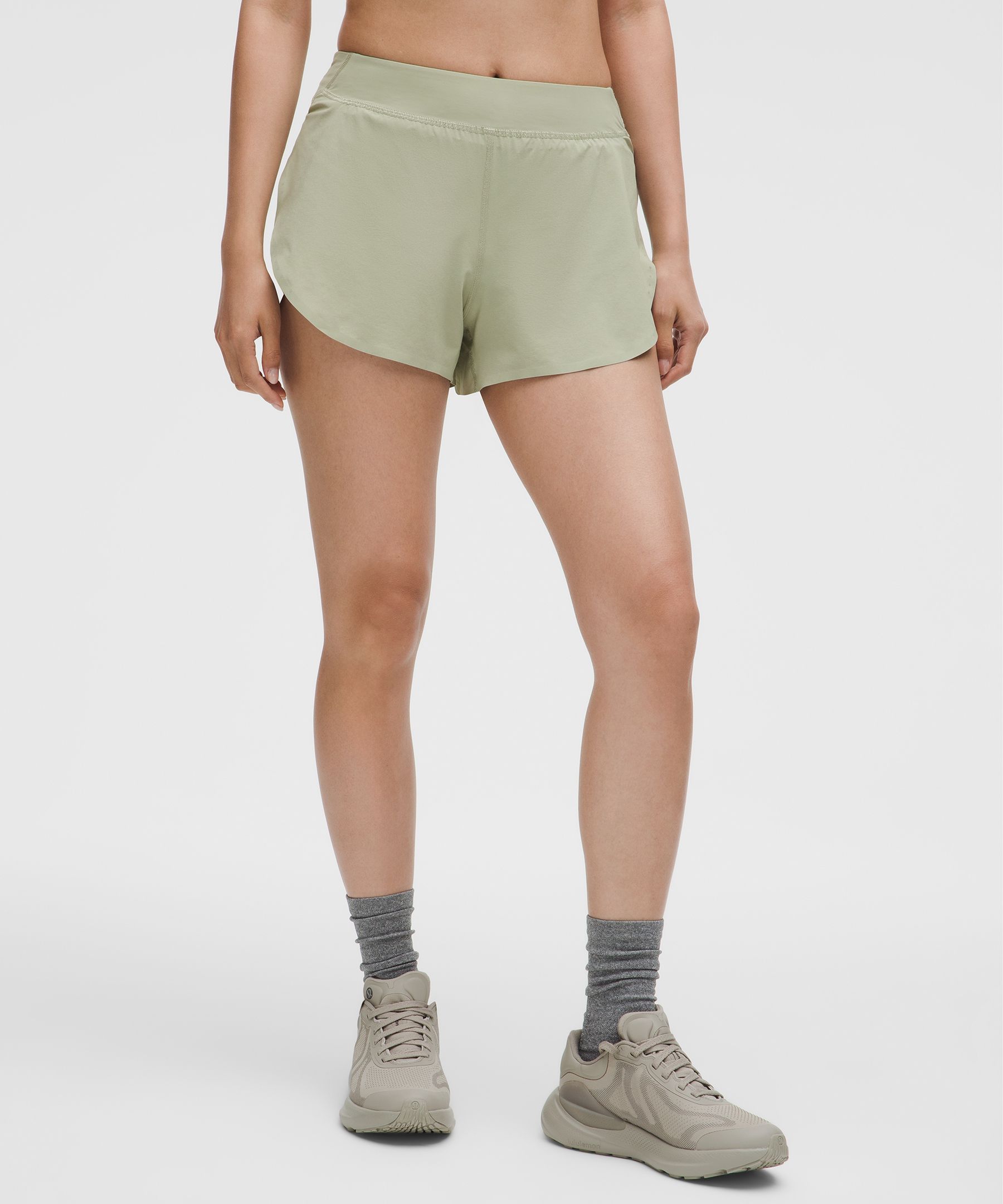 Lululemon Fast And Free High-rise Classic-fit Split Short 3"