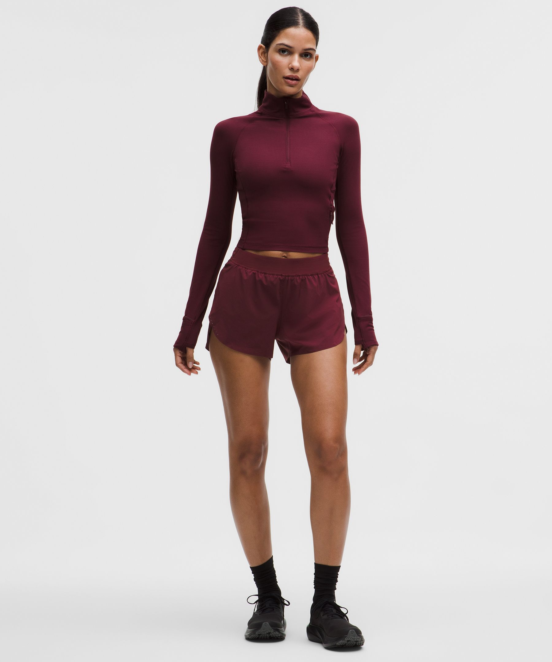 Fast and Free High-Rise Classic-Fit Split Short 3"