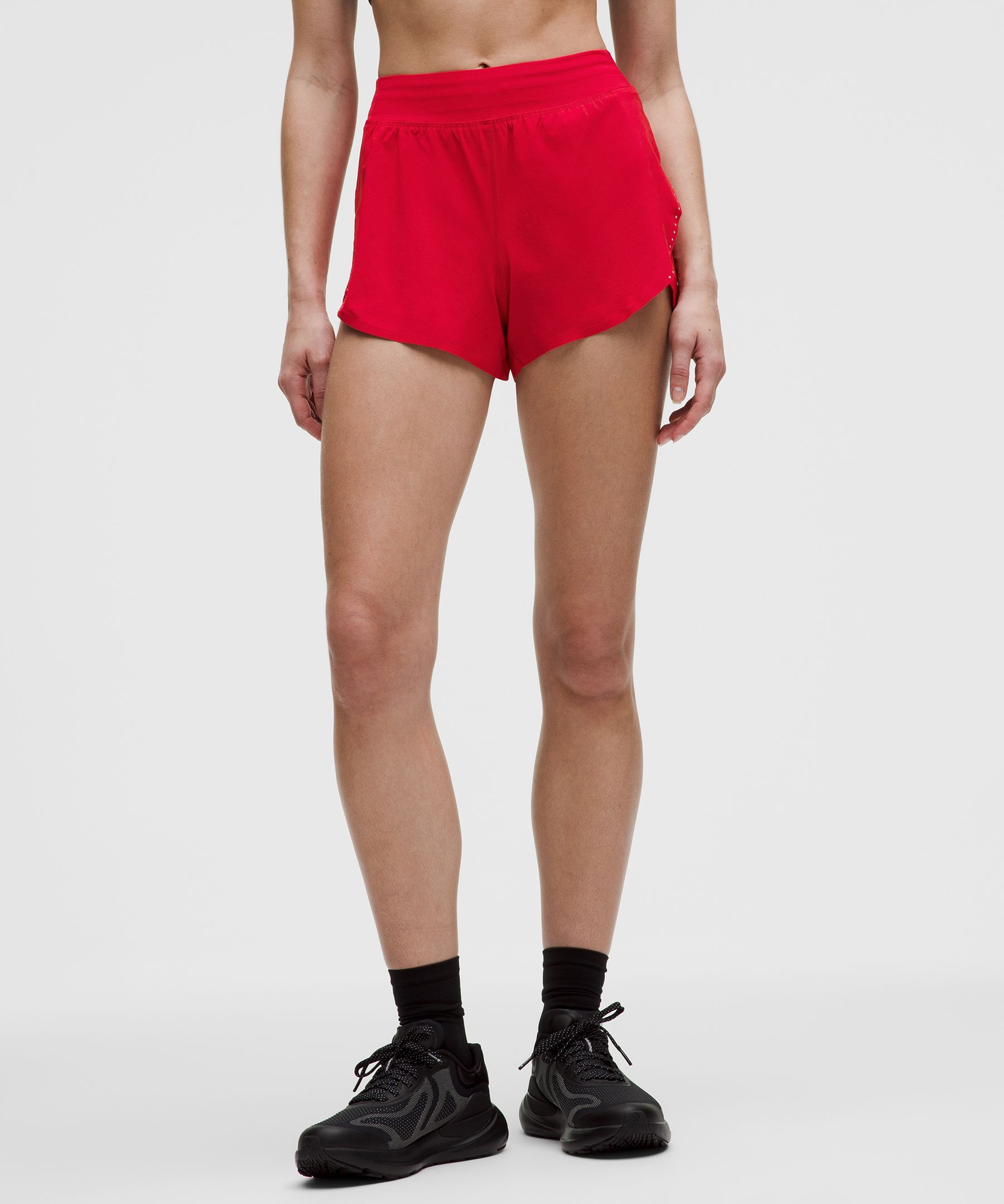 Fast and Free High-Rise Classic-Fit Split Short 3"