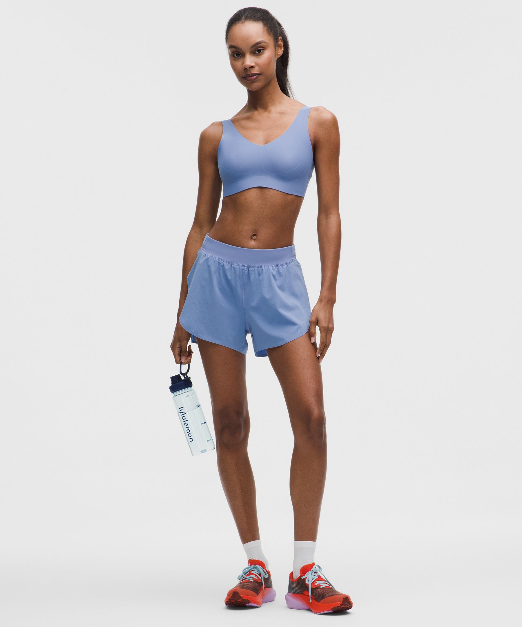 Fast and Free High-Rise Classic-Fit Split Short 3"