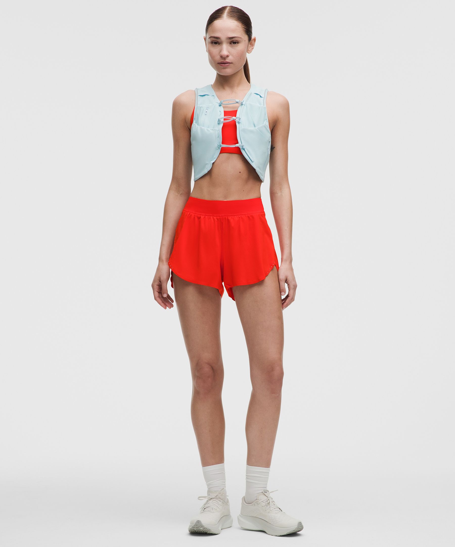 Fast and Free High-Rise Classic-Fit Split Short 3"