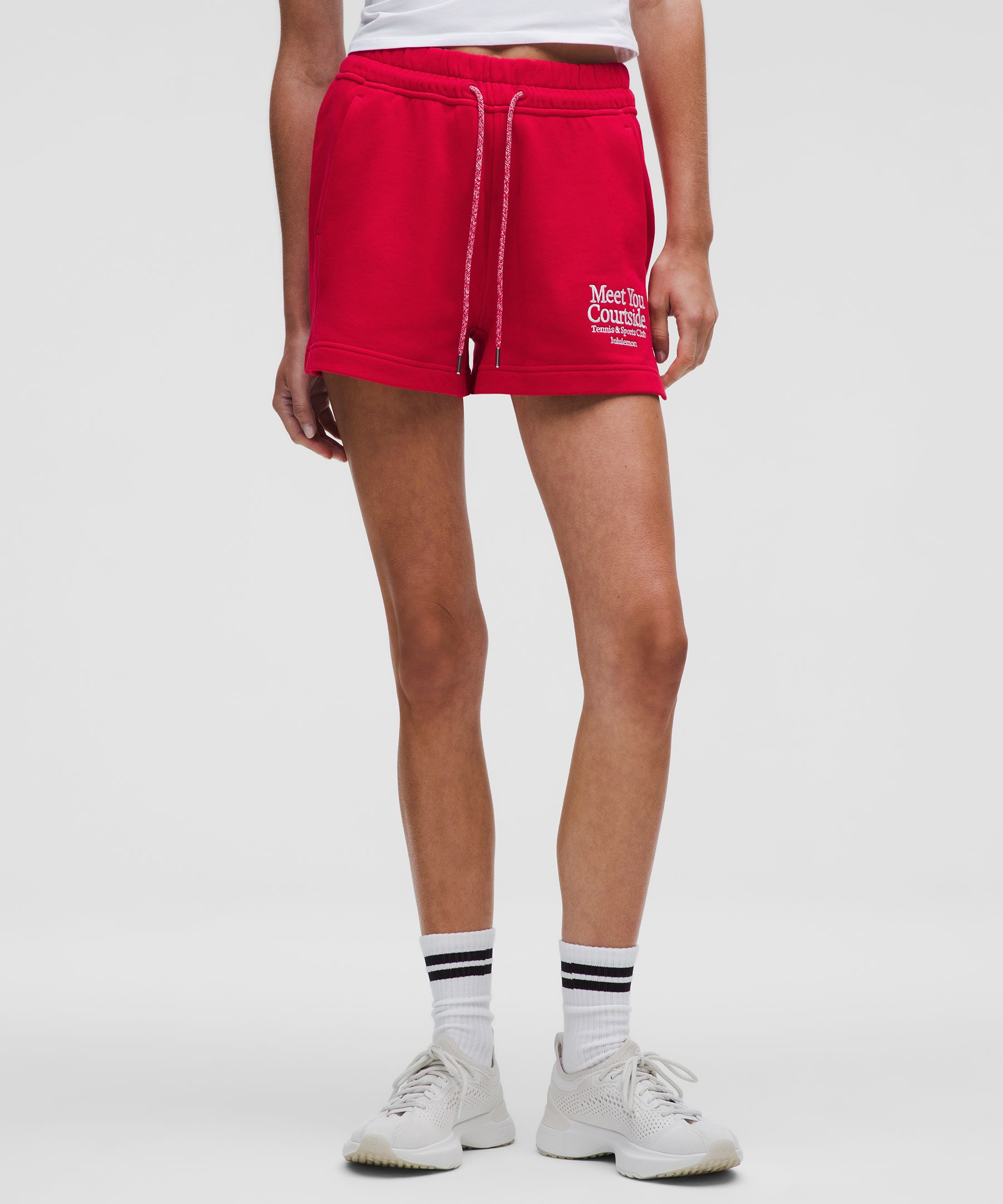 French Terry Mid-Rise Tennis Short