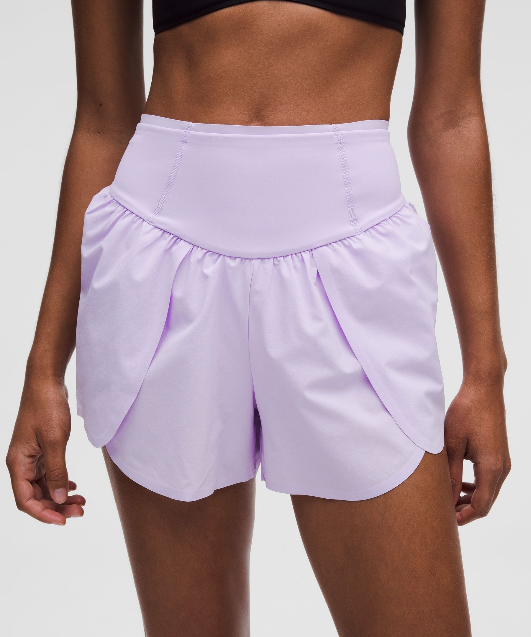 Lululemon Go Further Super-high-rise Split Short 3"