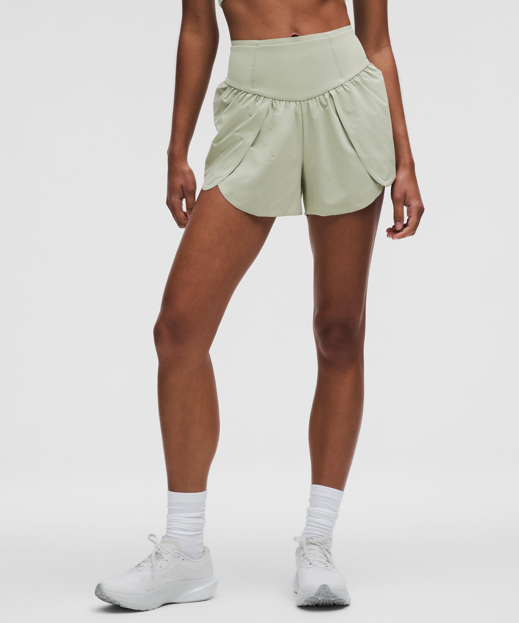 Lululemon Go Further Super-high-rise Split Short 3"