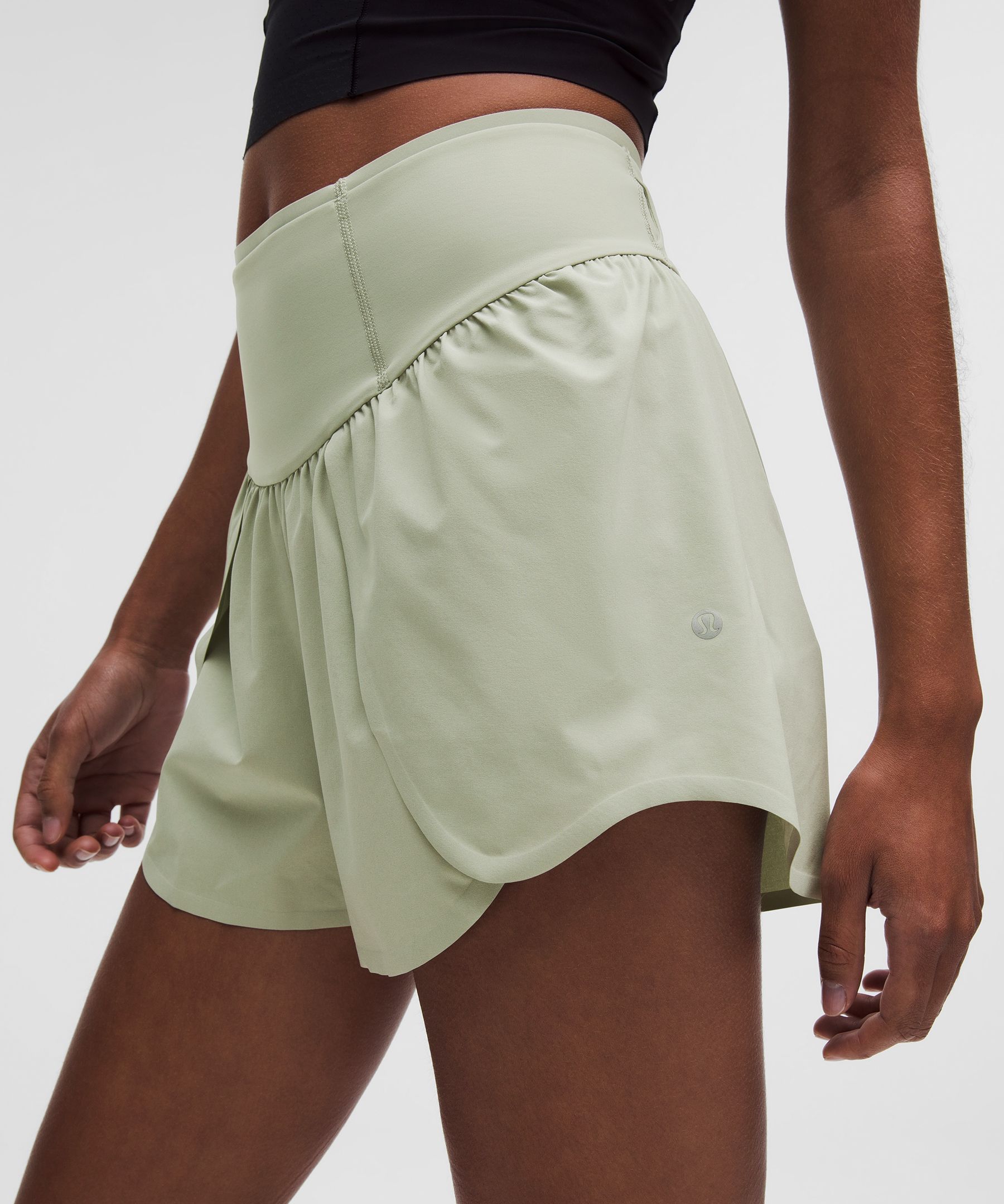 Lululemon Go Further Super-high-rise Split Short 3"