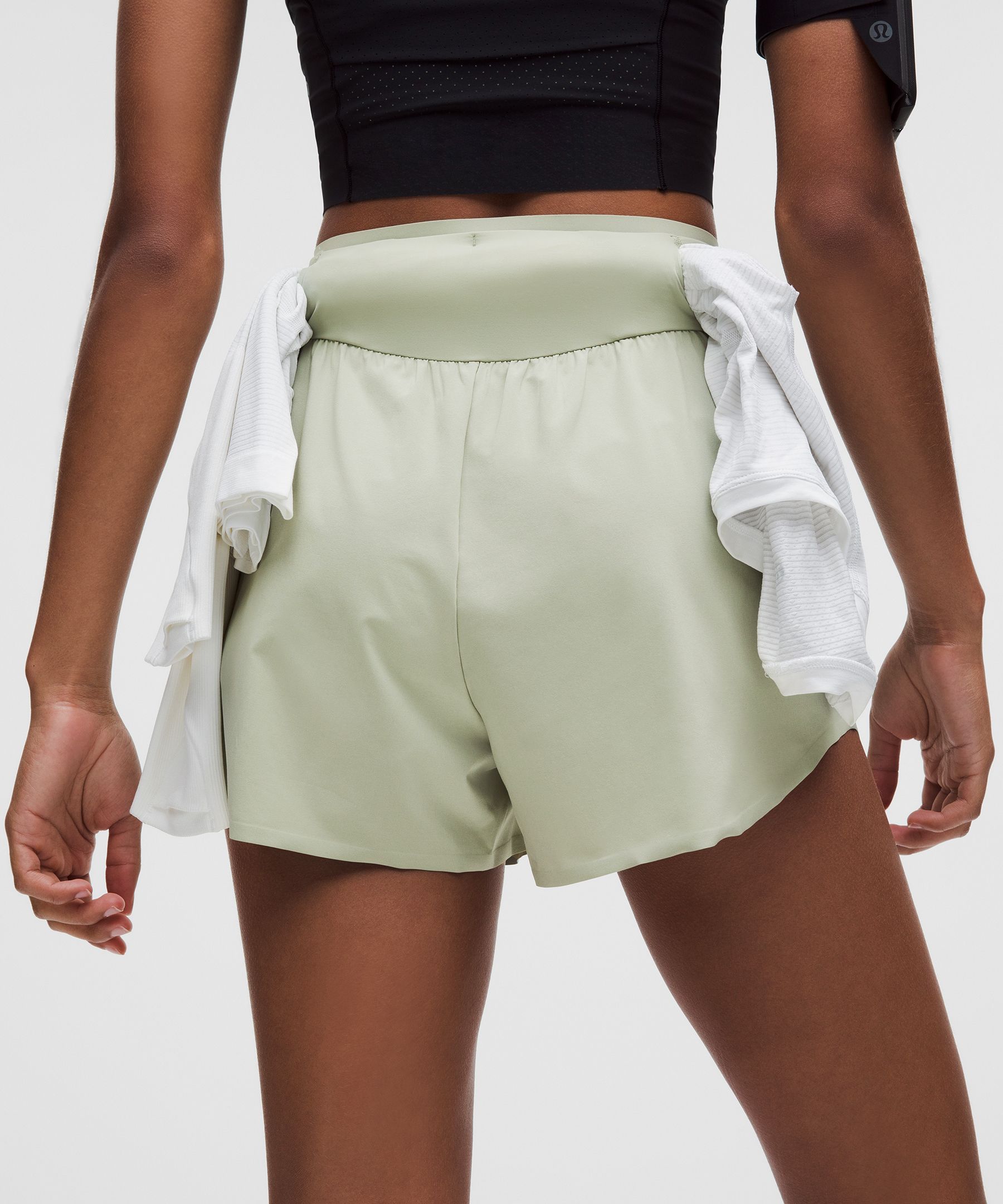 Lululemon Go Further Super-high-rise Split Short 3"