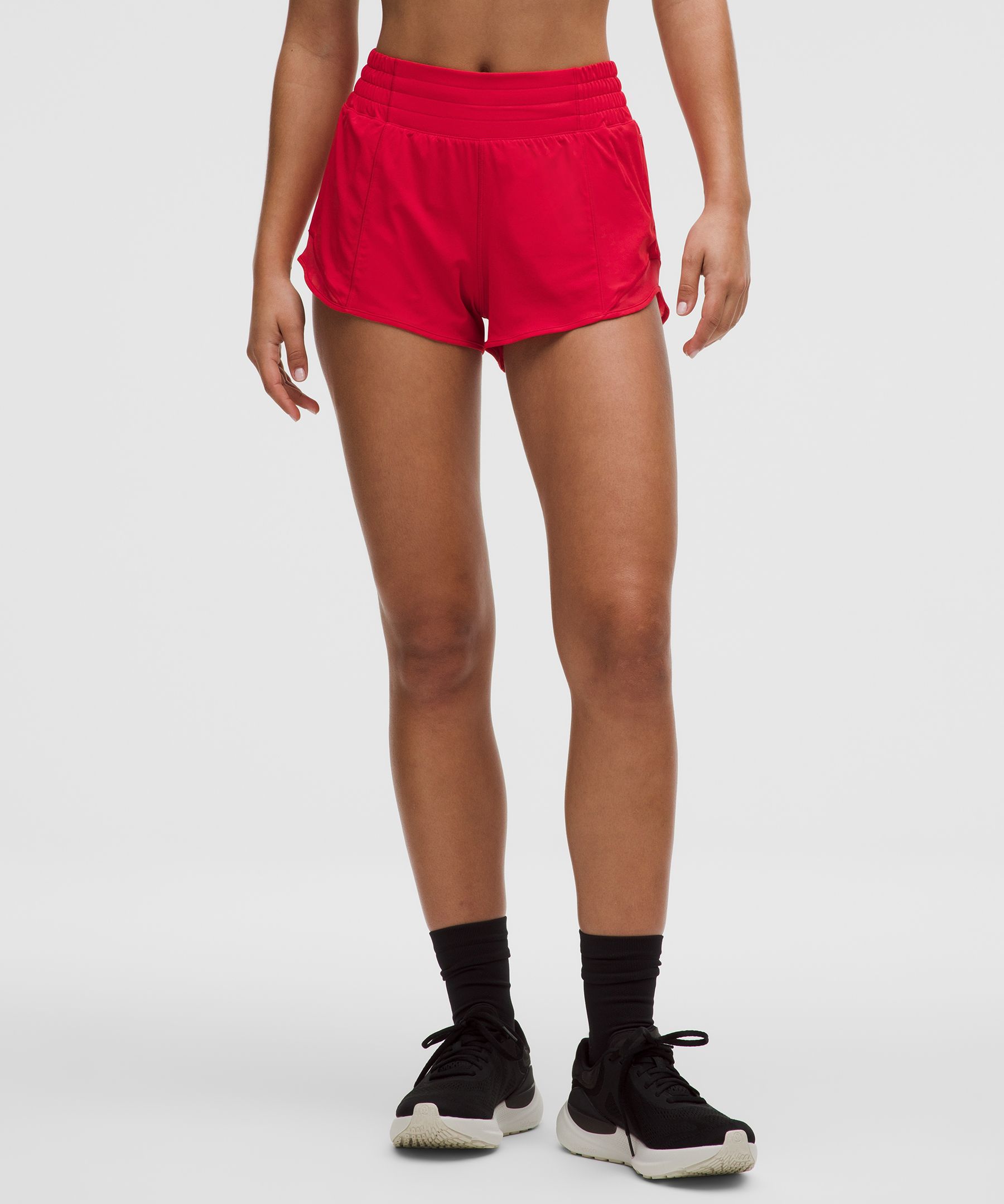 Lululemon Hotty Hot High-rise Lined Short 2.5" In Red
