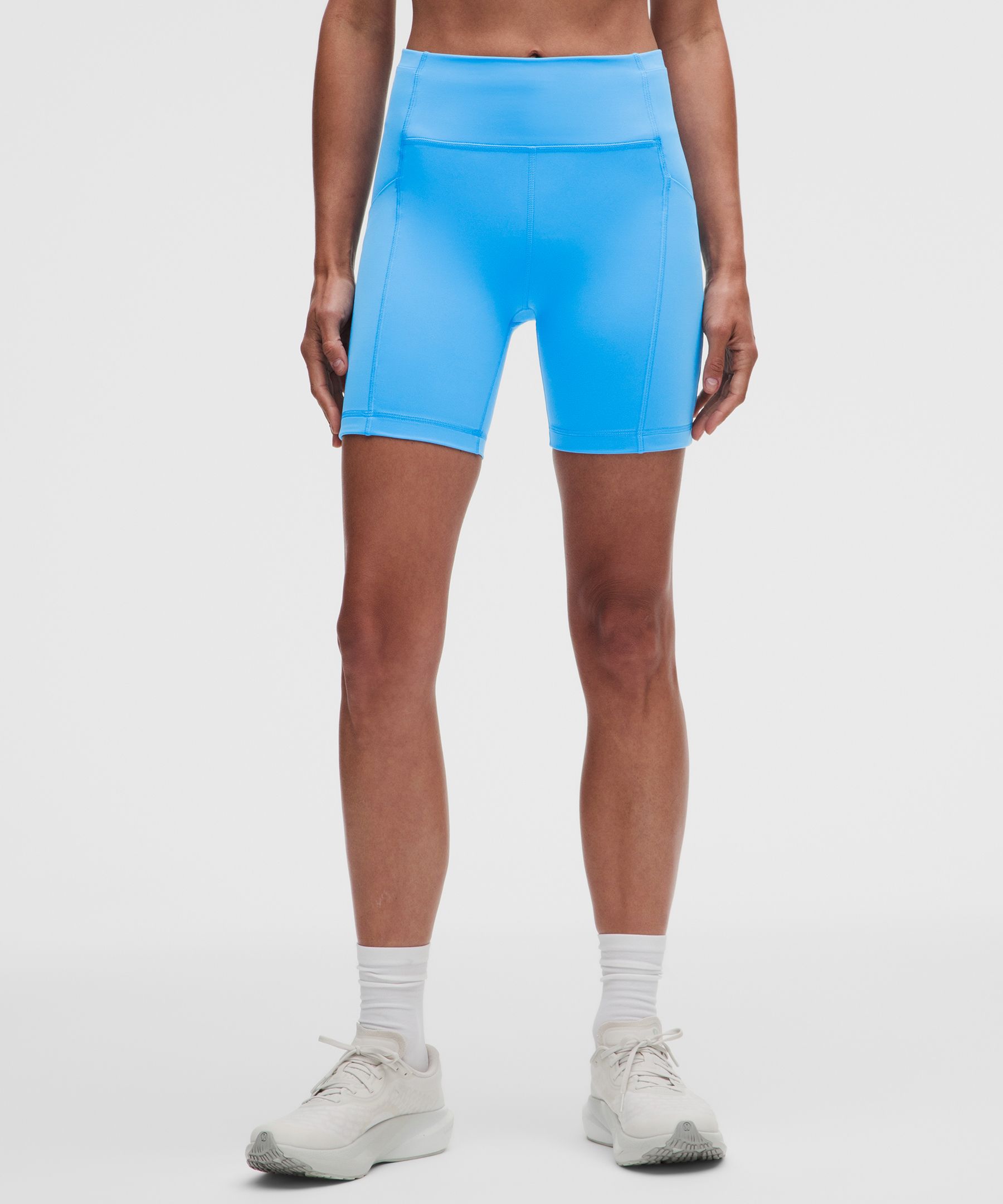 Leggings cortos Swift Speed de talle alto, 15&nbsp;cm
