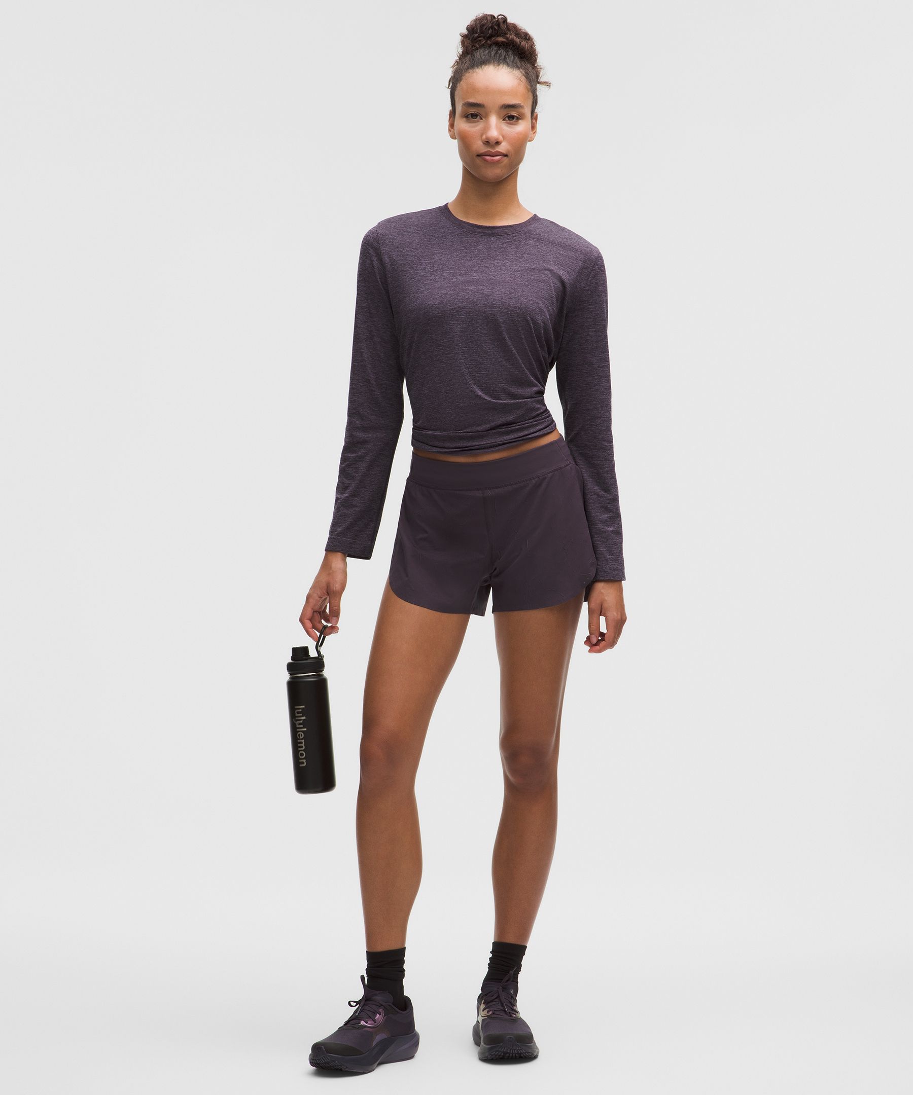 Fast and Free High-Rise Split Short 3" 