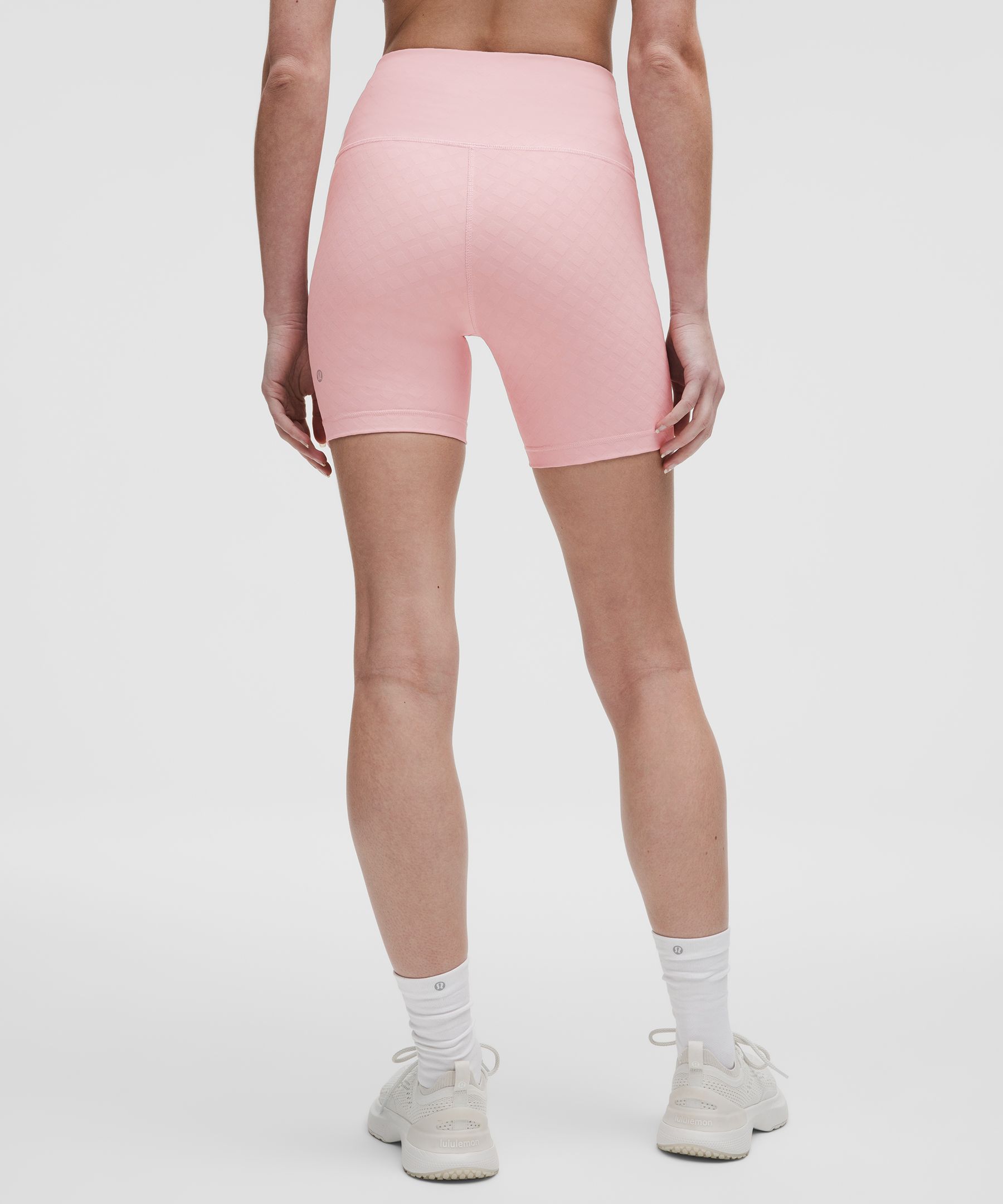 Lululemon 3d Jacquard Diamond Train High-rise Shorts 6"