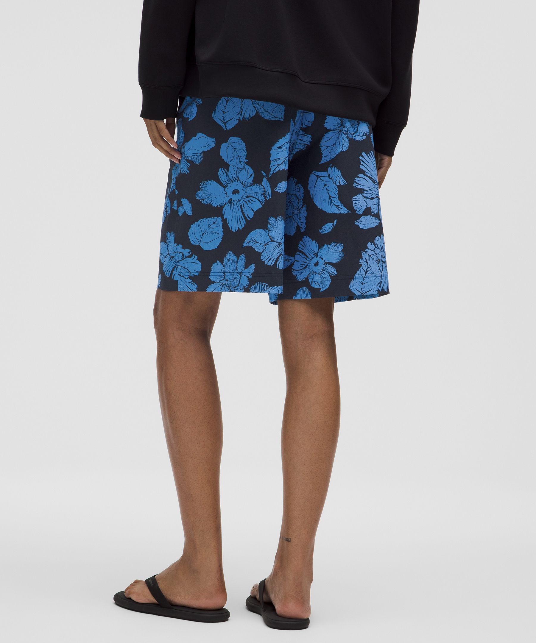 Lululemon Stretch Woven Ruffle-waist High-rise Shorts 9"