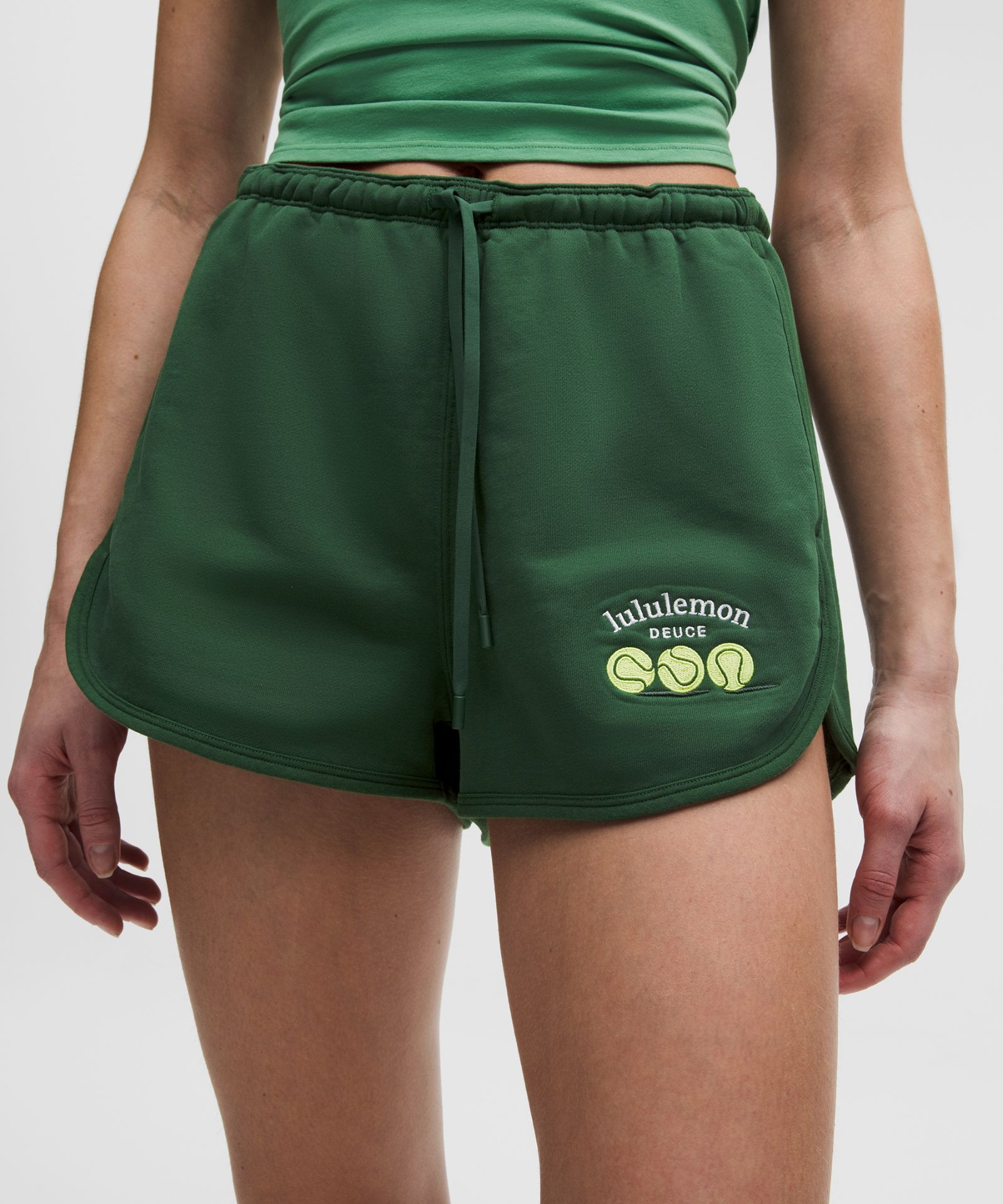 Lululemon Cotton Terry High-Rise Short 2" *Tennis Balls — фото 4